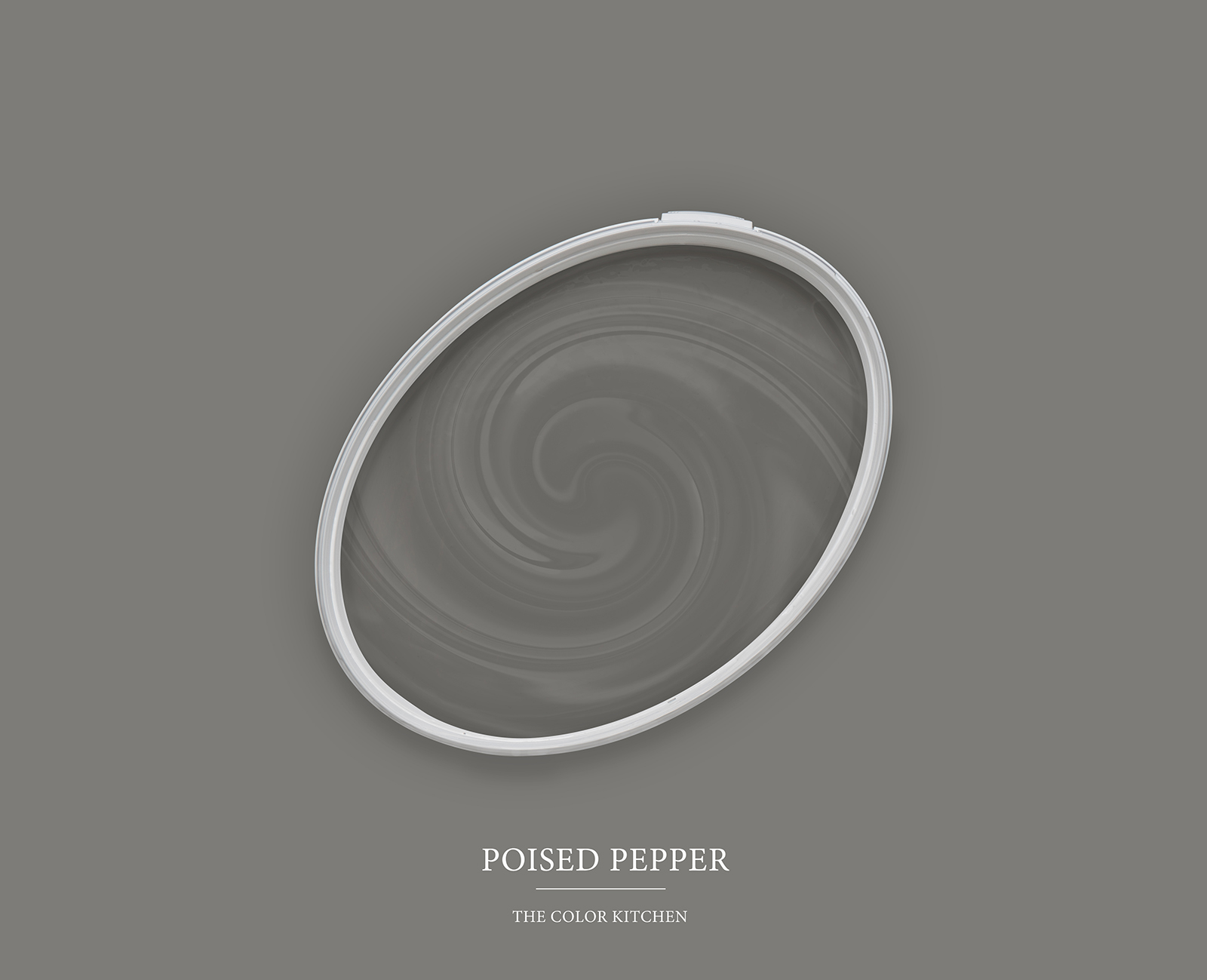Wandfarbe in dunklem Grau »Poised Pepper« TCK1013 – 5 Liter

