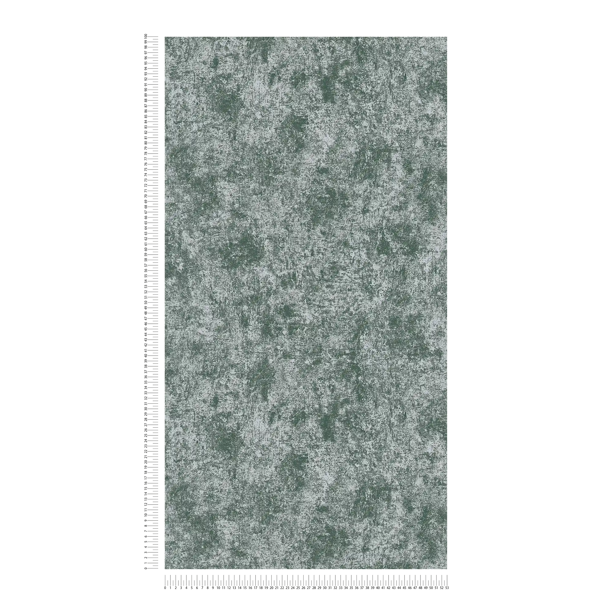             Tapete in Metalloptik mit Glanzeffekt glatt – Grün, Silber
        