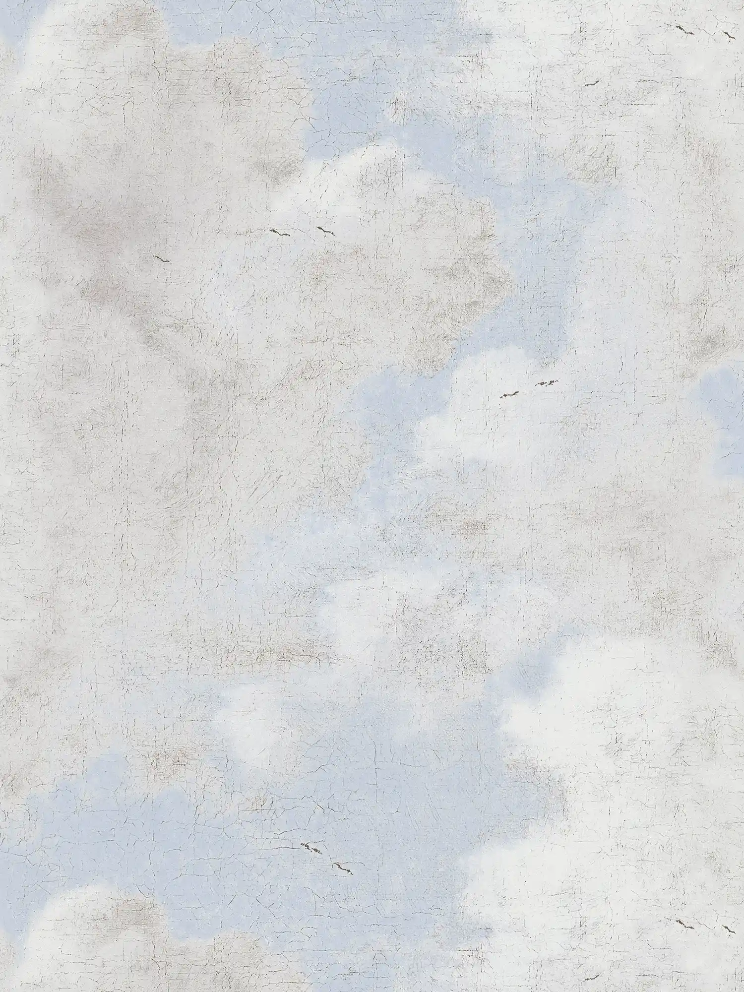 Himmel-Tapete im klassischen Kunststil – Grau, Blau
