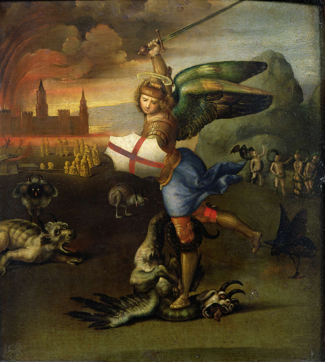             Fototapete "St. Michael" von Raphael
        