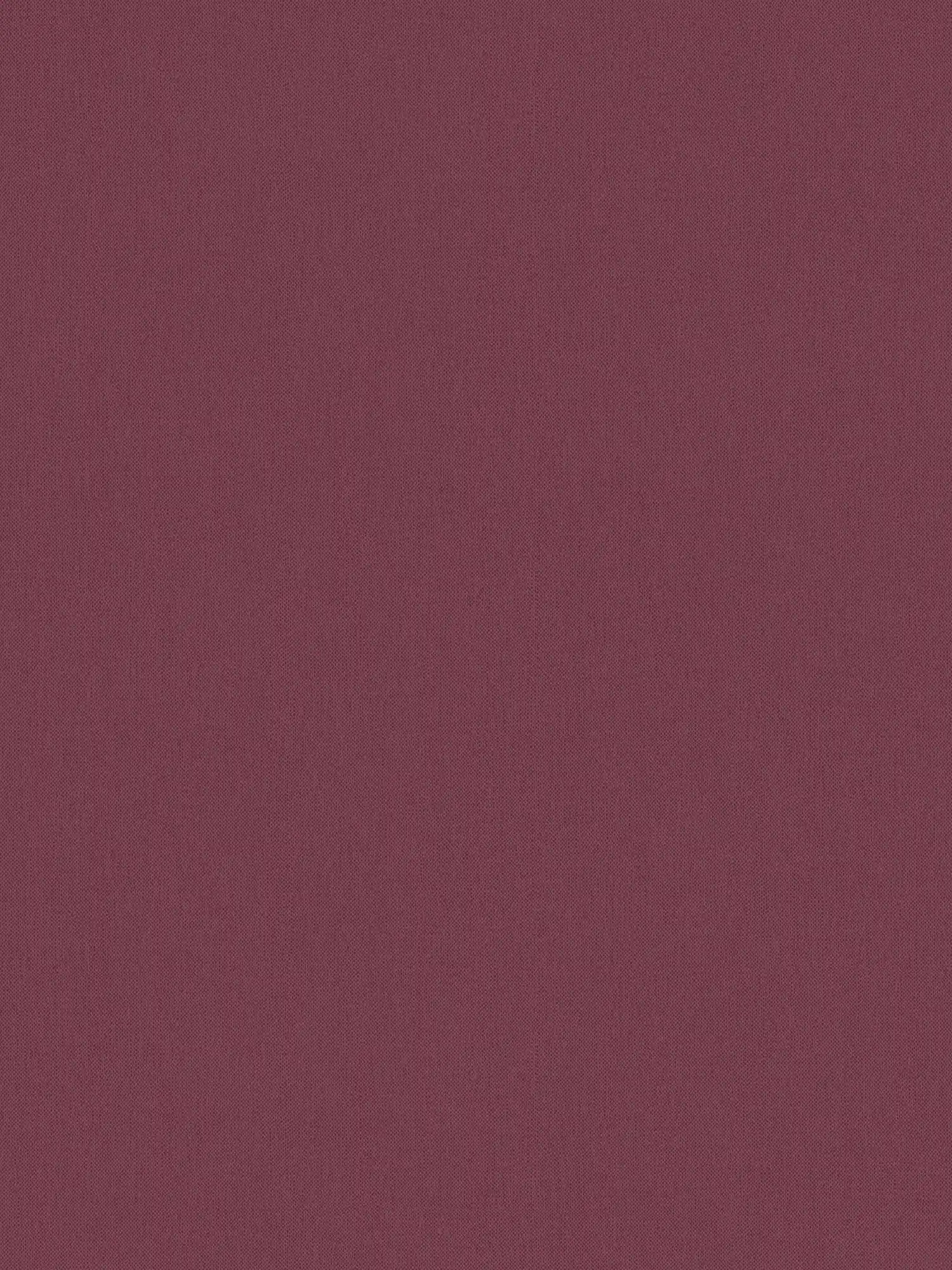 Bordeaux rote Tapete mit Textilstruktur Violett & Rot
