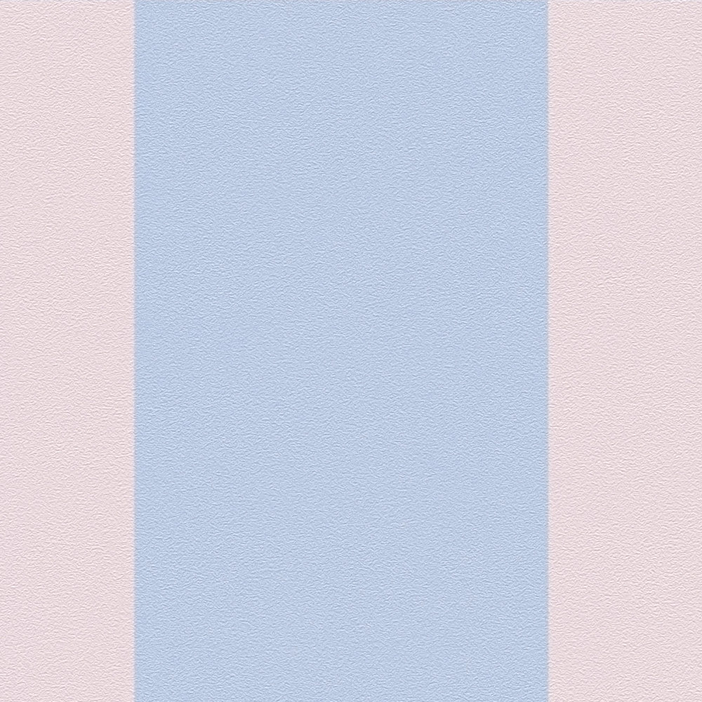             Vliestapete Grafik Vierecke zweifarbig – Blau, Rosa
        