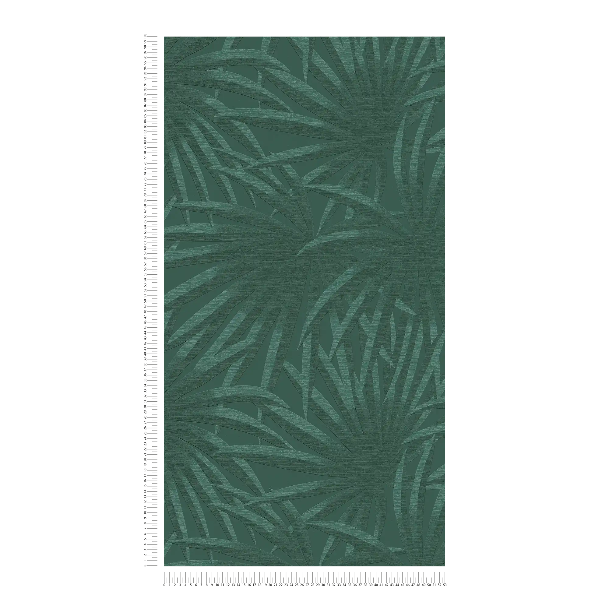             Vliestapete mit Dschungel Bemusterung – Grün
        