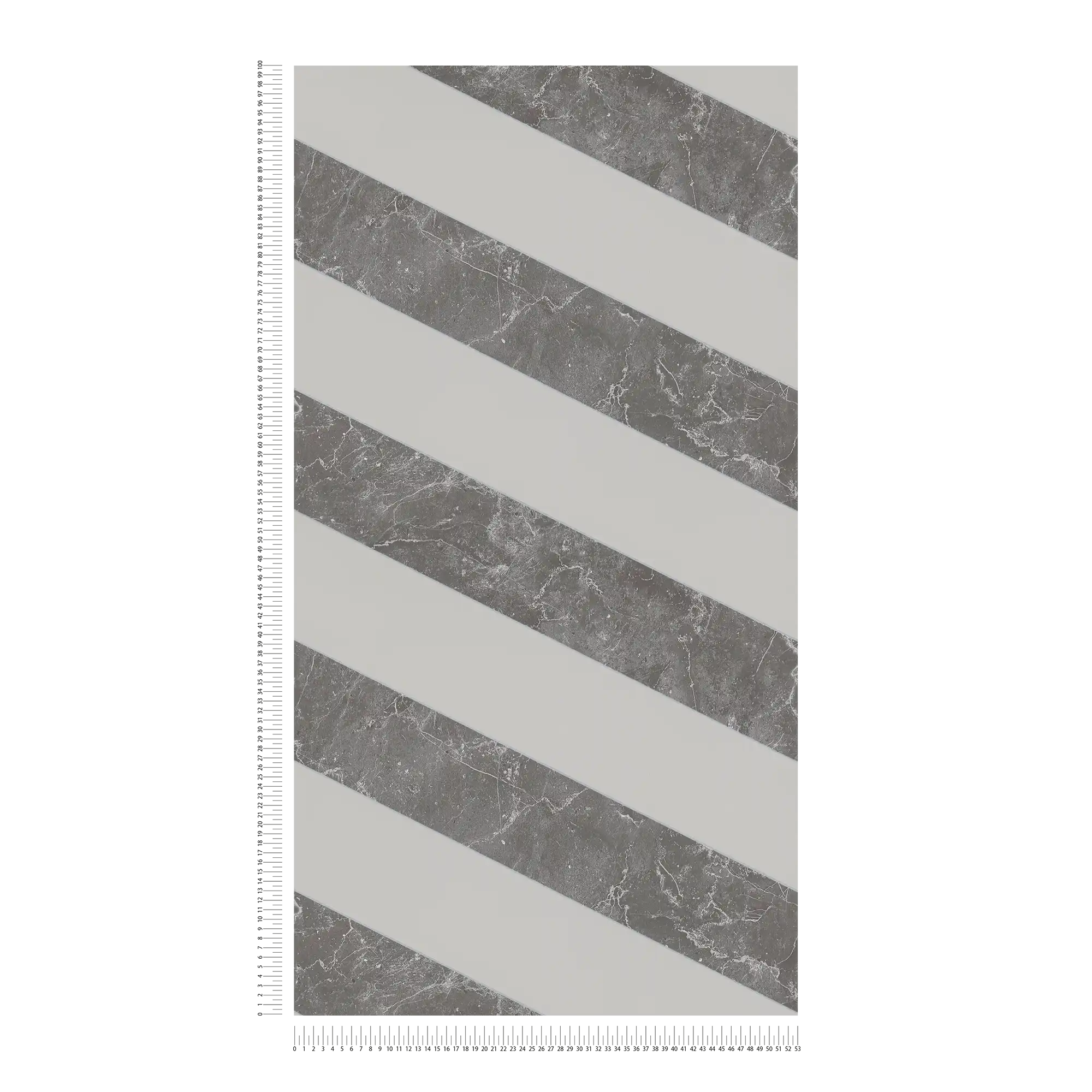             Streifentapete mit Marmoroptik Design by MICHALSKY – Grau
        