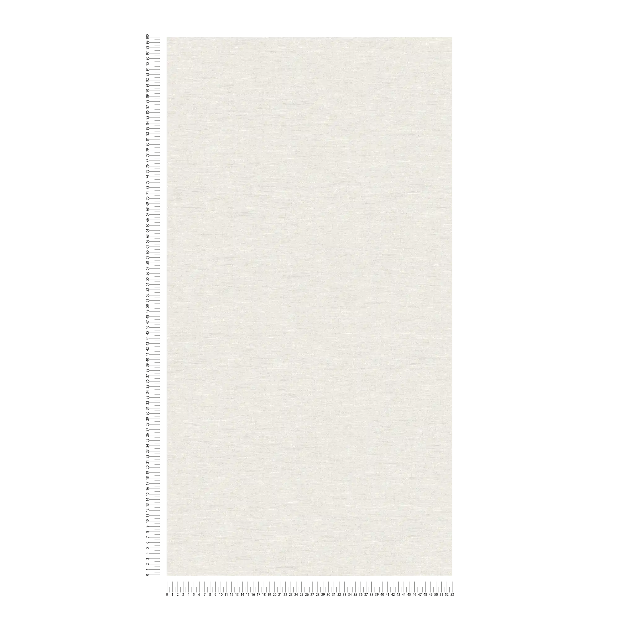             Einfarbige Vliestapete mit Strukturdesign, matt – Creme, Weiß
        