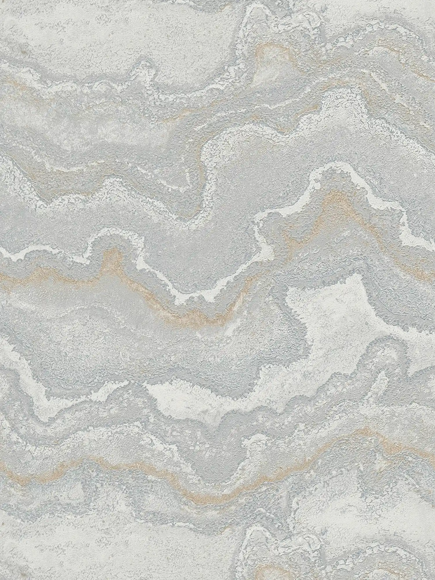         Vliestapete mit Marmor Bemusterung – Grau, Silber, Gold
    