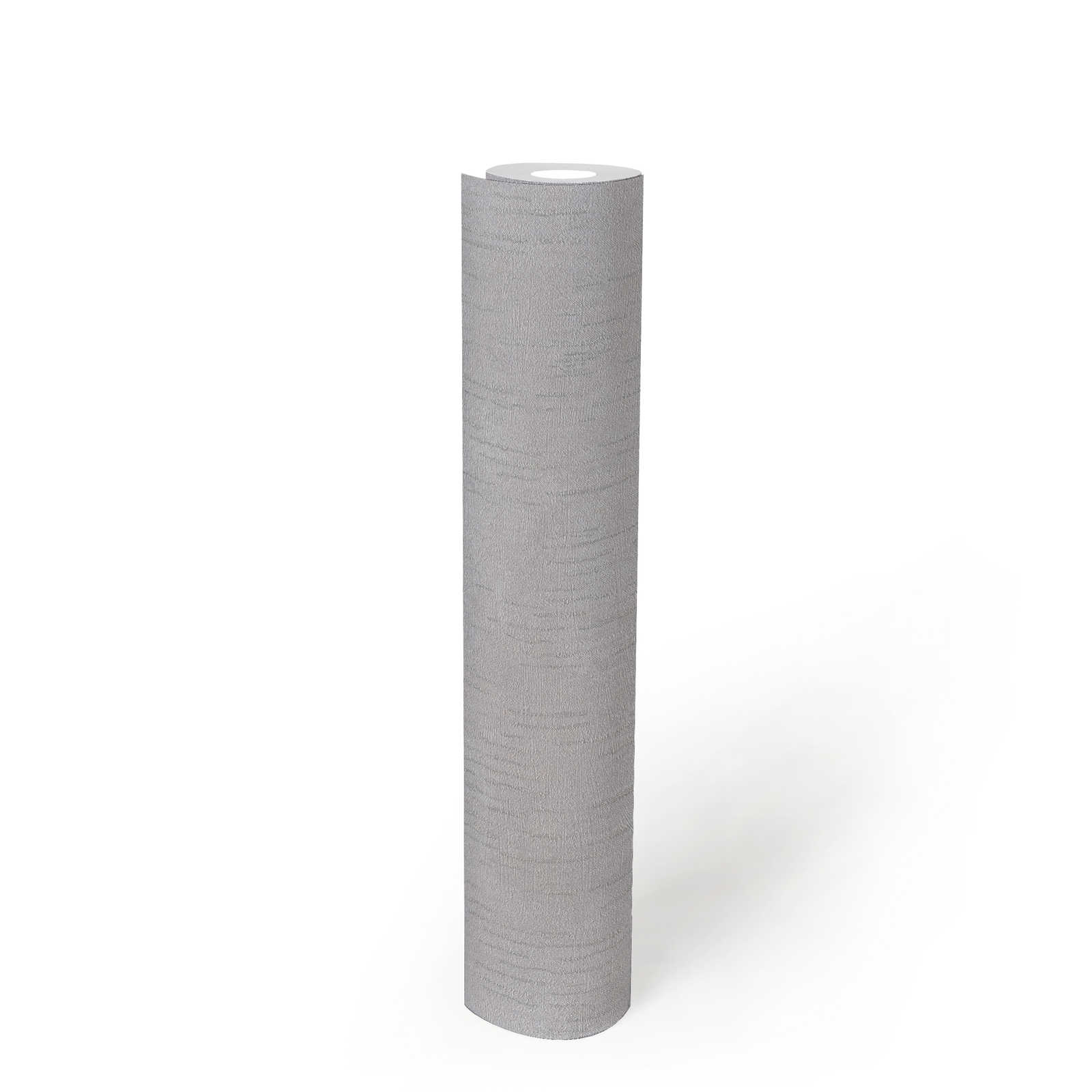             Gemusterte Glanz-Tapete mit Strukturdesign – Grau, Metallic
        