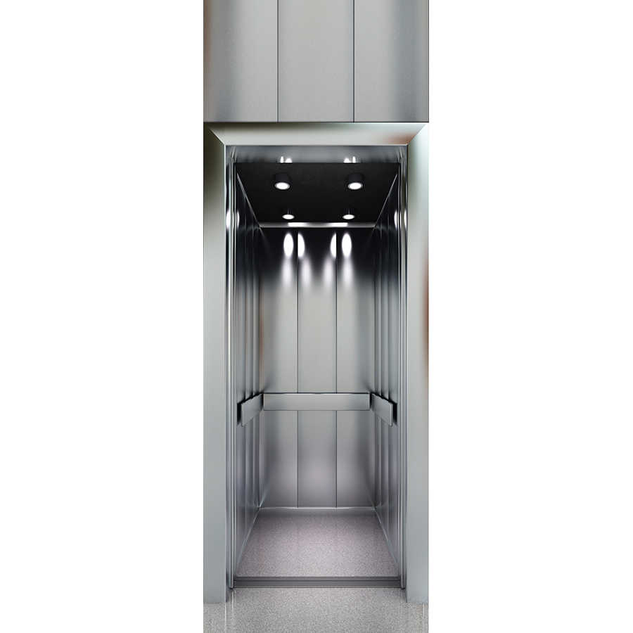 Moderne Fototapete Aufzug Motiv auf Perlmutt Glattvlies
