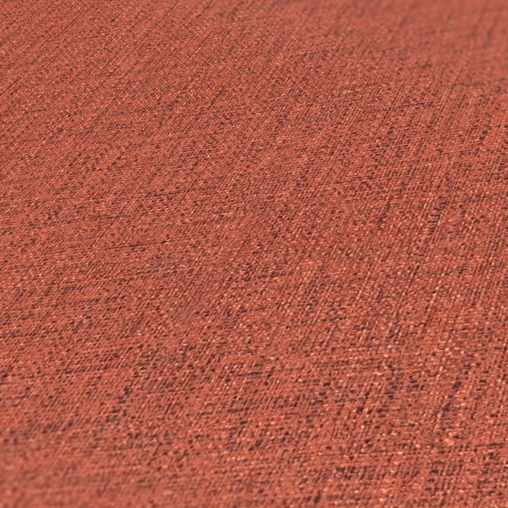             Vliestapete Rot mit Textiloptik & Strukturdesign
        