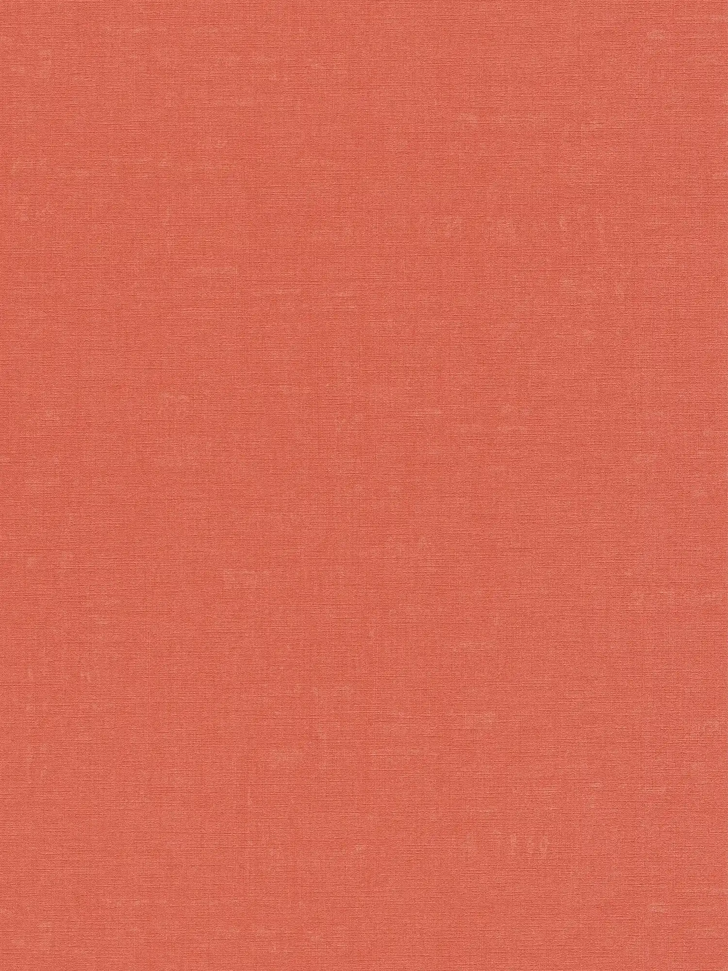 Einfarbige Tapete mit meliertem Muster – Orange, Rot
