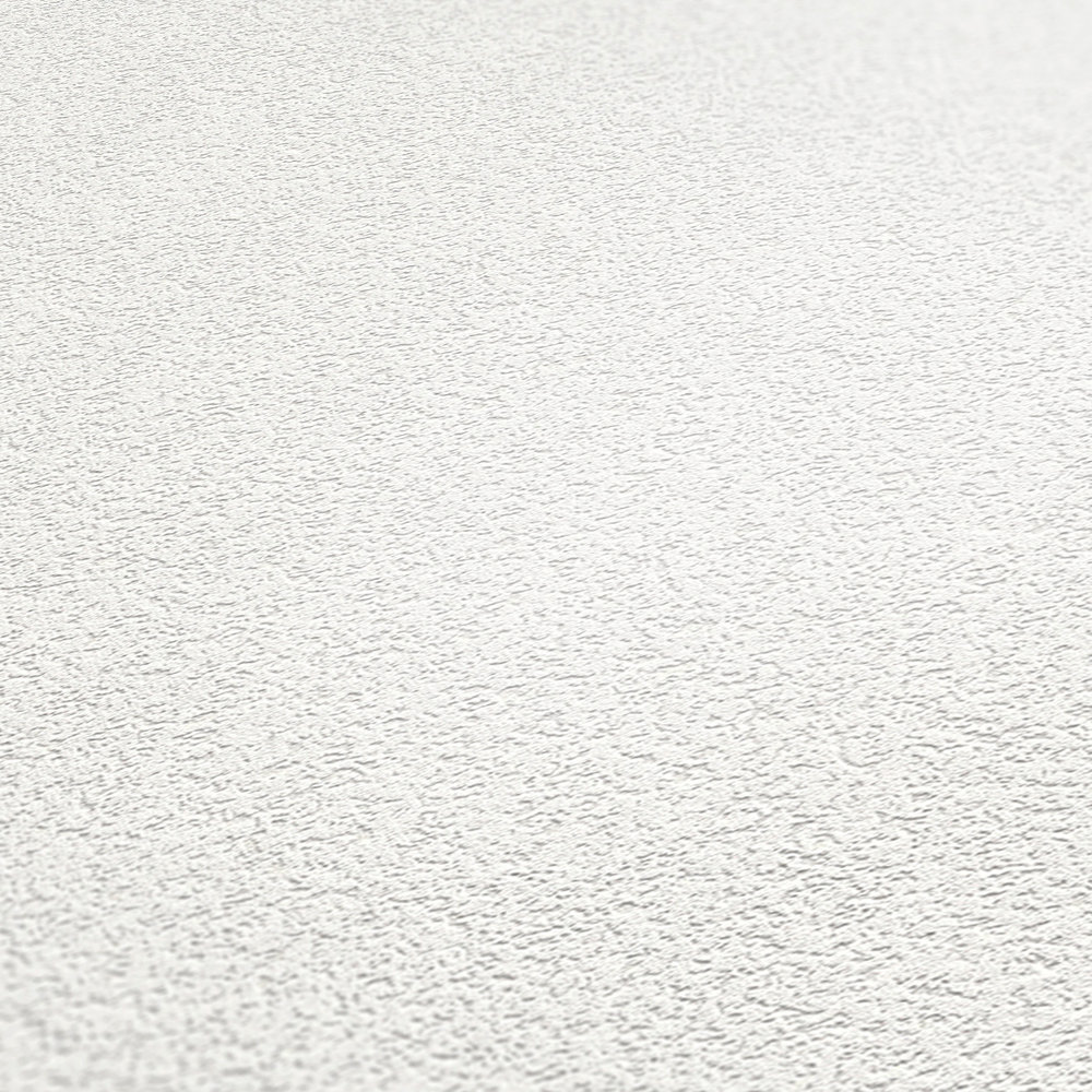             Unitapete mit feiner Oberflächenstruktur – Weiß
        