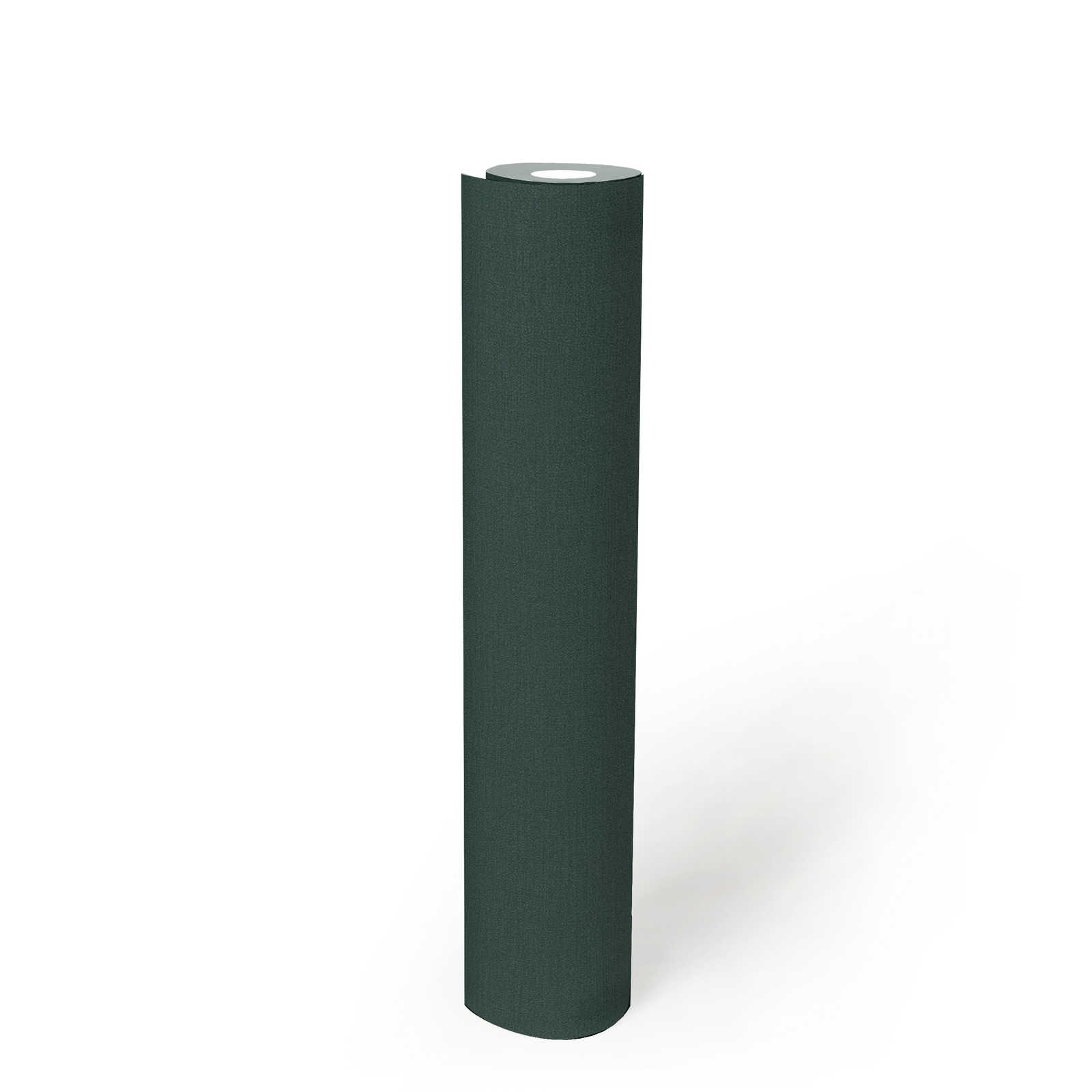             Einfarbige Unitapete in dunkler Farbe – Petrol, Grün
        