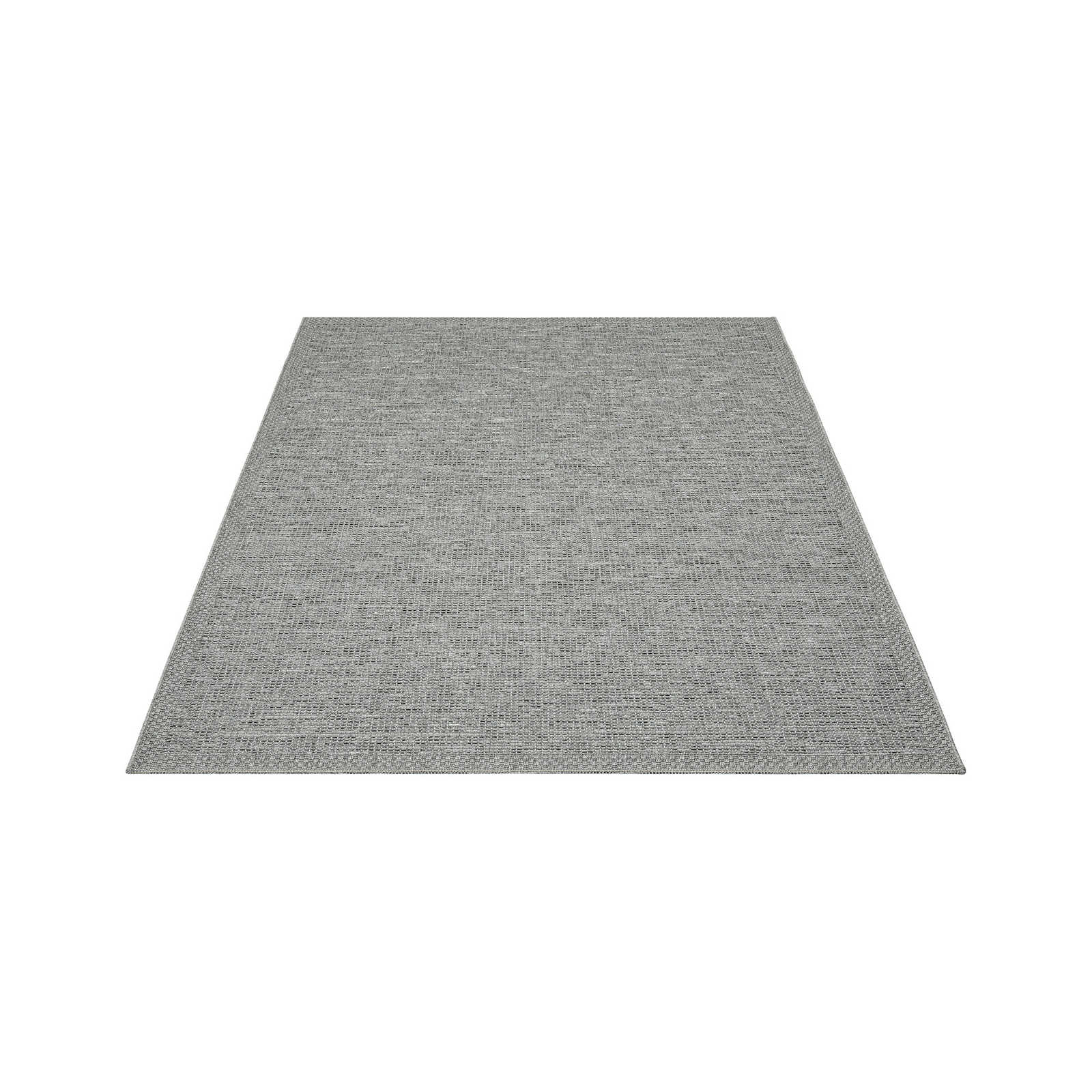 Schlichter Outdoor Teppich in Grau – 220 x 160 cm
