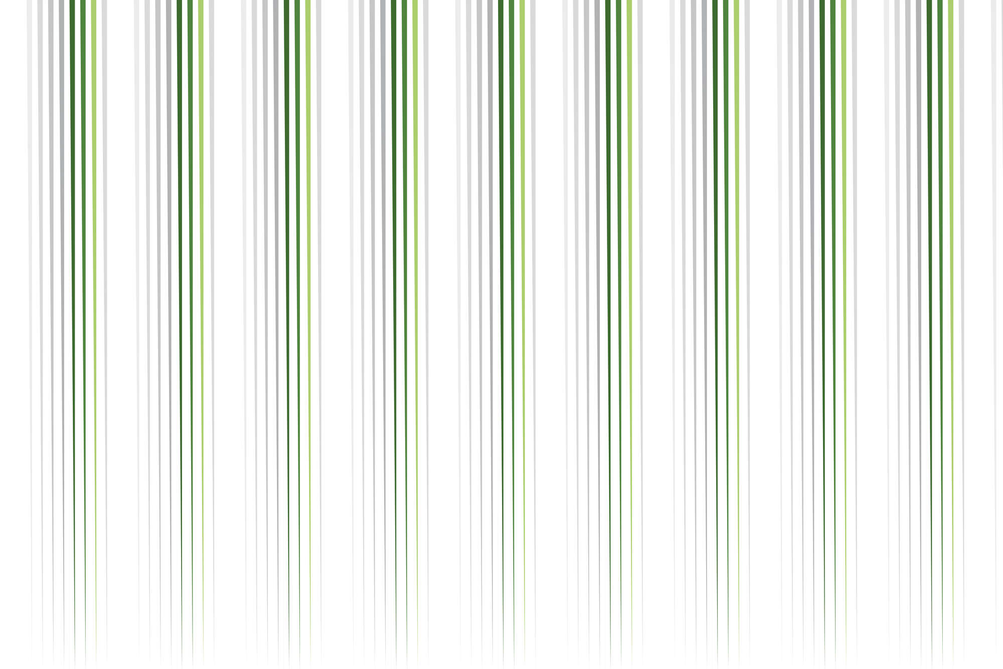             Design Fototapete dünner werdende Streifen weiß grün auf Perlmutt Glattvlies
        