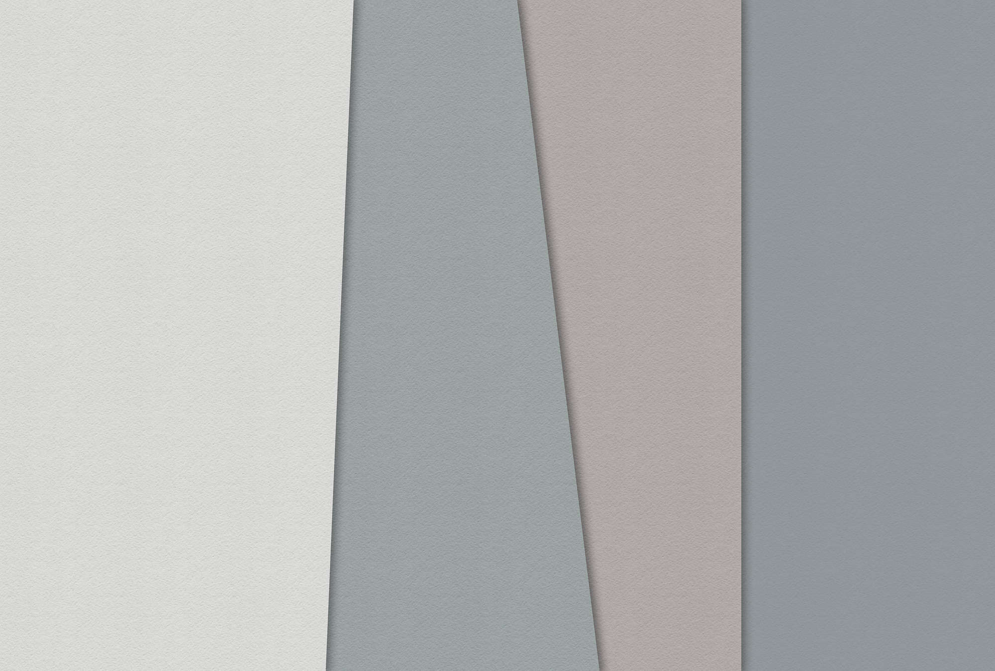             Layered paper 1 - Grafische Fototapete mit Farbflächen in Büttenpapier Struktur – Blau, Creme | Premium Glattvlies
        