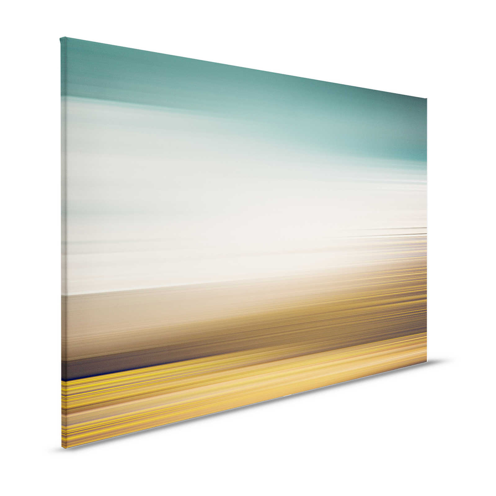 Horizon 3 - Leinwandbild Landschaft abstrakt mit Farbdesign – 1,20 m x 0,80 m
