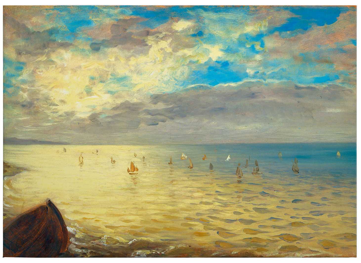             Kunst Leinwandbild "Das Meer" von Delacroix – 0,70 m x 0,50 m
        