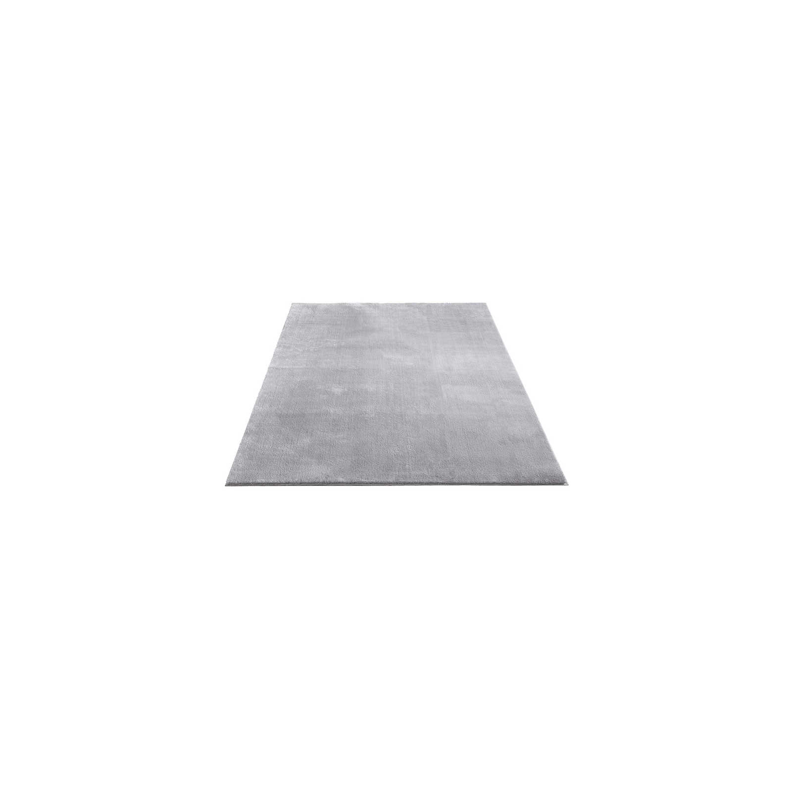 Feiner Hochflor Teppich in Grau – 150 x 80 cm
