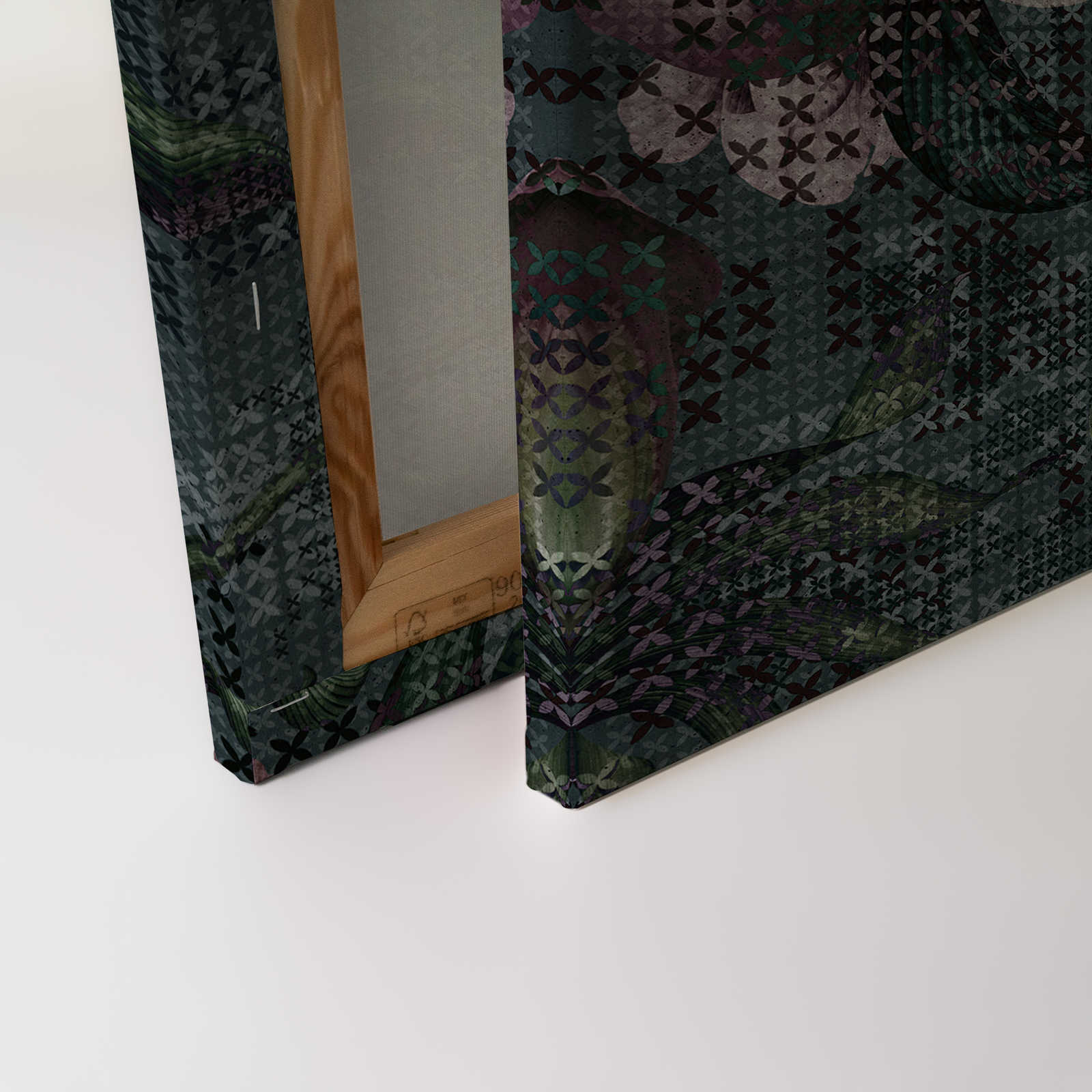             Blumen Leinwandbild Pixel Design – 1,20 m x 0,80 m
        