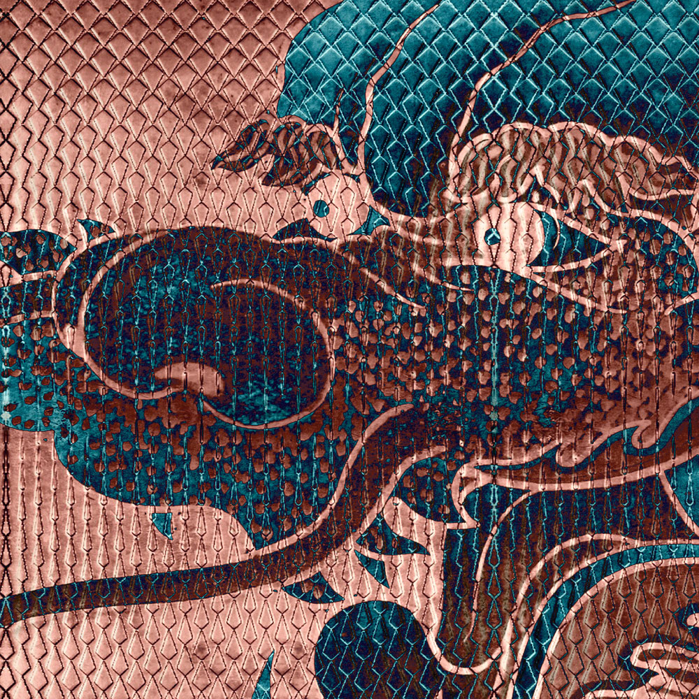             Shenzen 1 – Fototapete Drache Asian Syle mit Metallic Farben
        