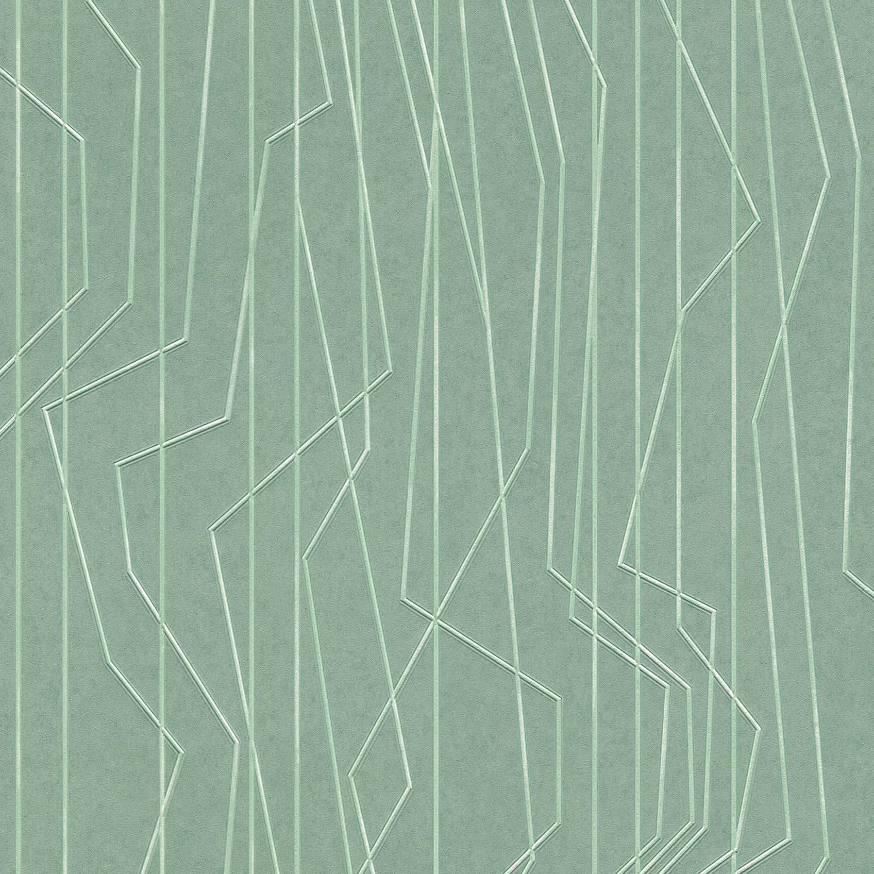         Grüne Vliestapete mit geprägtem Muster – Grün
    