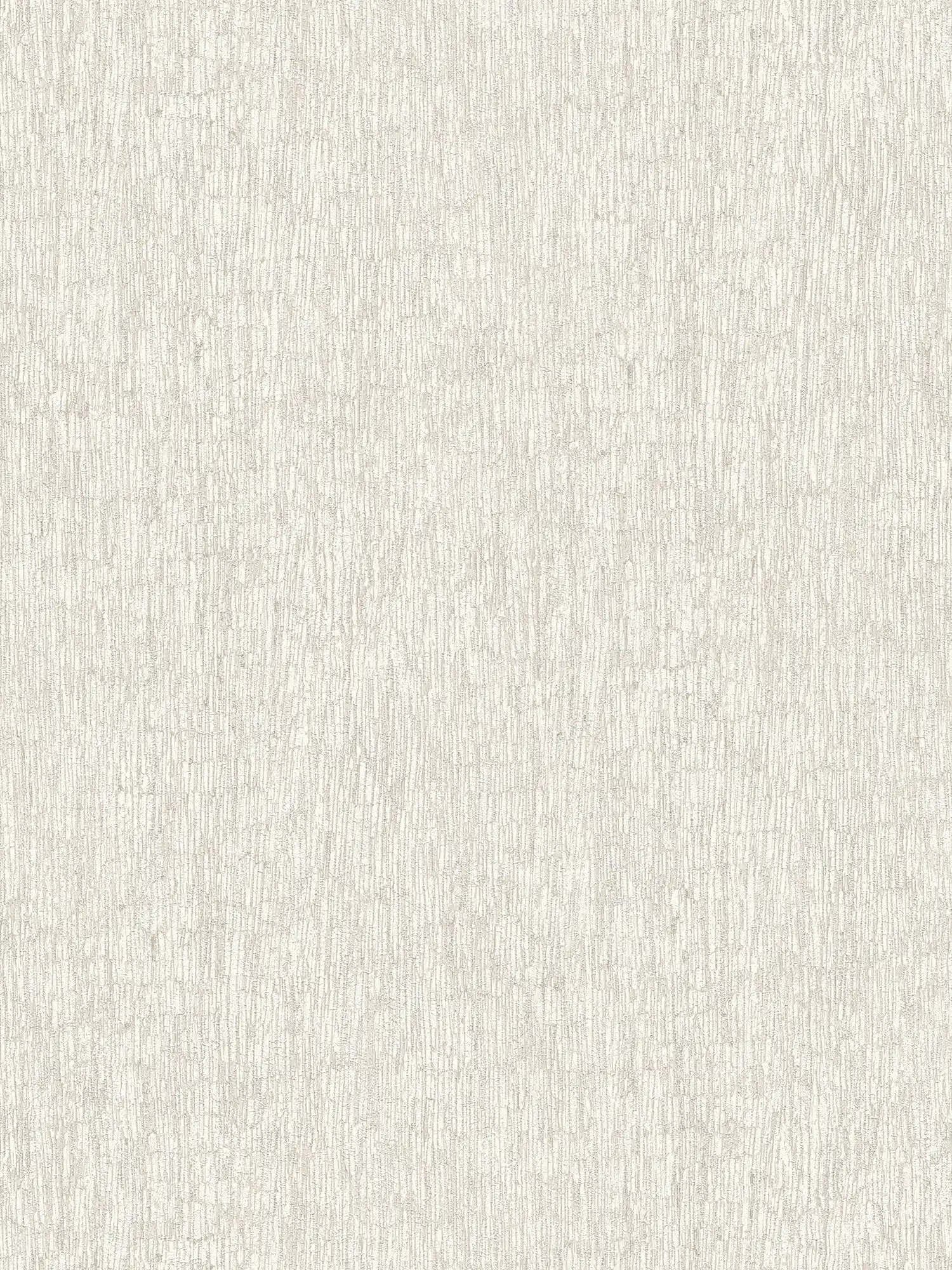 Vliestapete in Textiloptik leicht glänzend – Weiß, Grau, Silber
