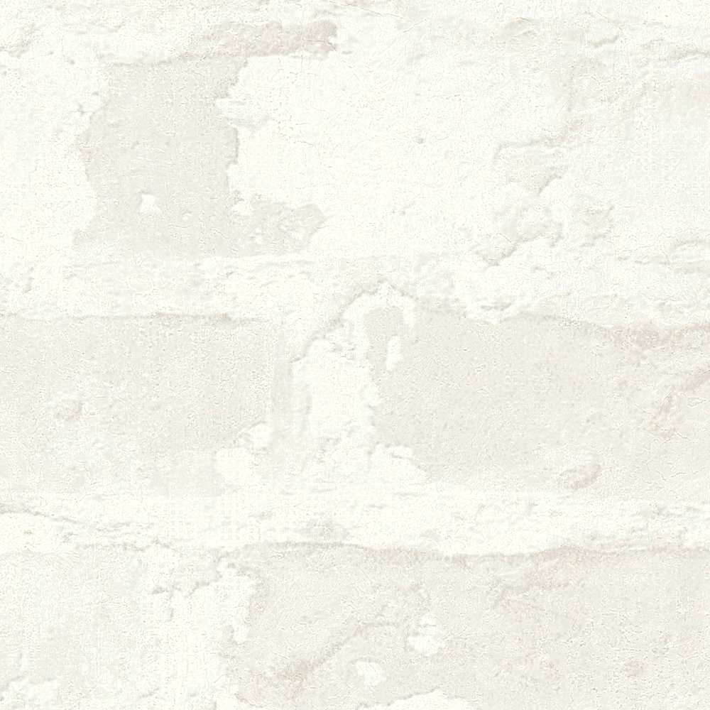             Steintapete Ziegelmauer im Landhaus Stil – Grau, Weiß
        