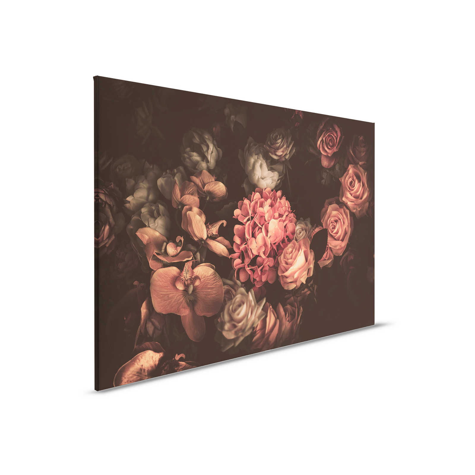         Romantische Leinwand mit Blumenstrauß – 0,90 m x 0,60 m
    