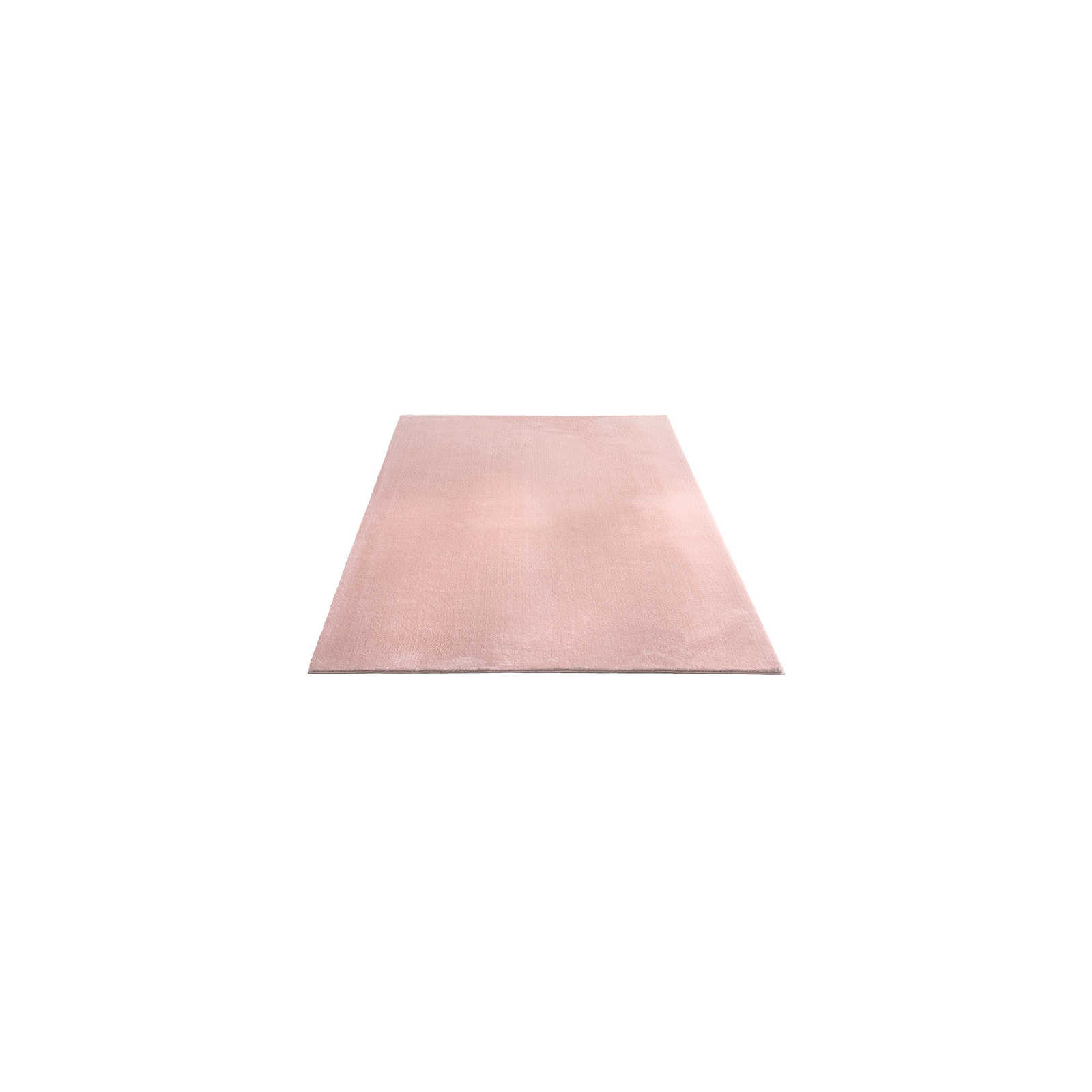 Zarter Hochflor Teppich in Rosa – 150 x 80 cm
