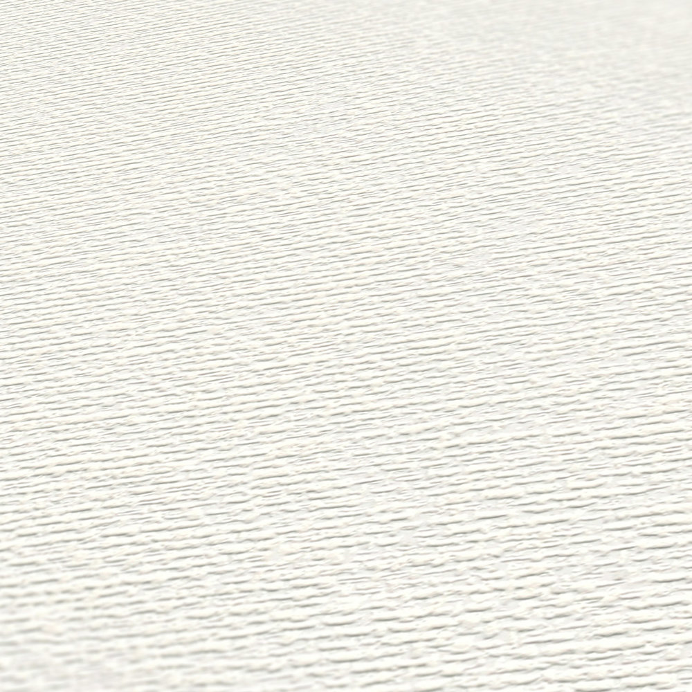             Überstreichbare Vliestapete mit grober Struktur – Weiß
        