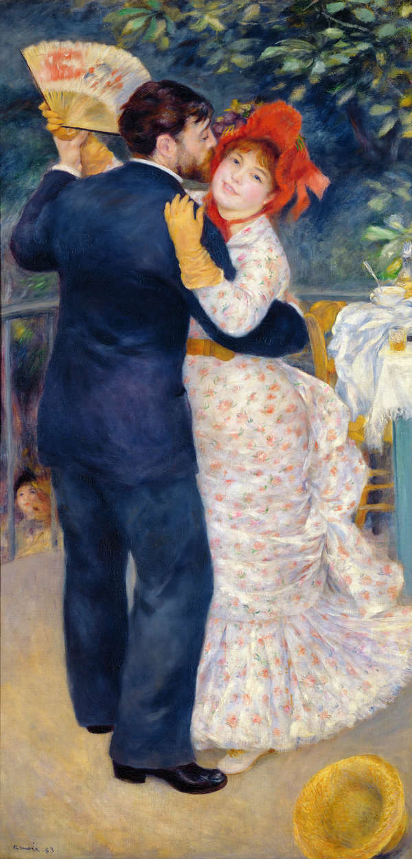             Fototapete "Tanz auf dem Land" von Pierre Auguste Renoir
        