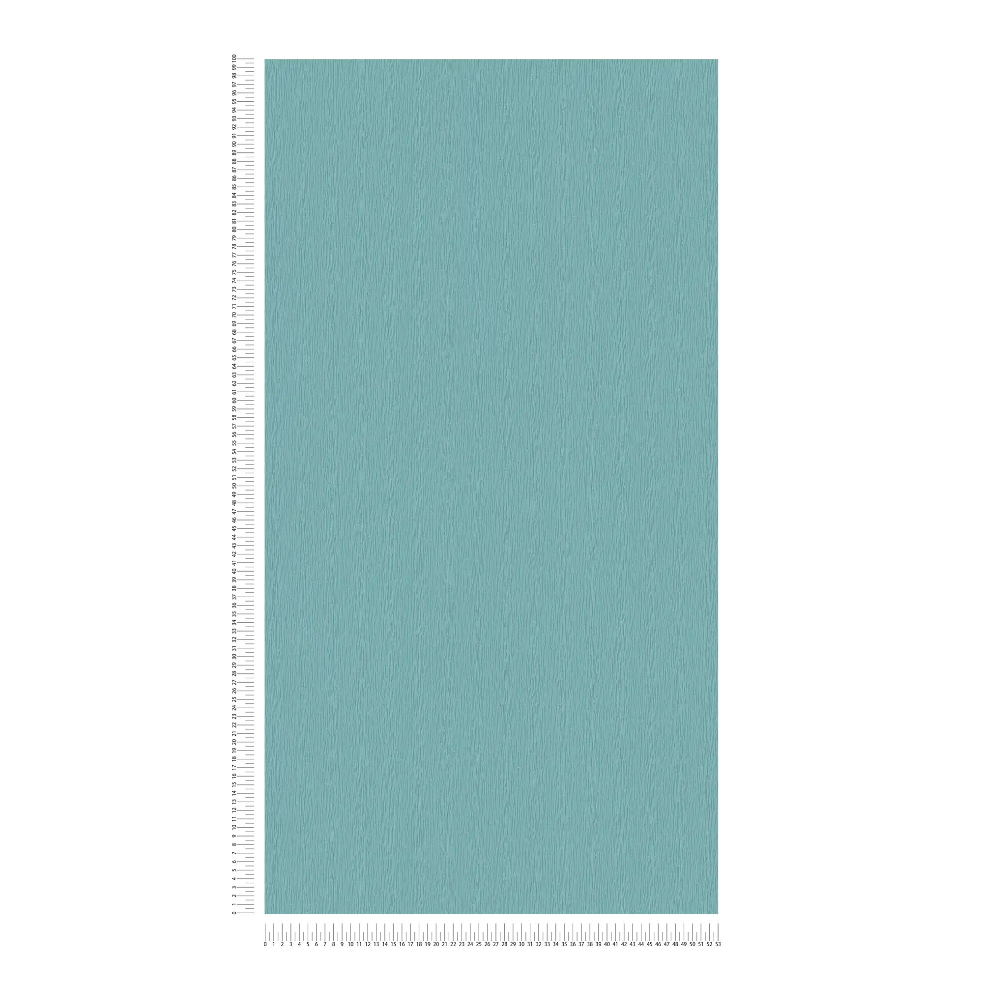             Vliestapete Türkis mit natürlichem Ton-in-Ton Strukturmuster – Blau, Grün
        