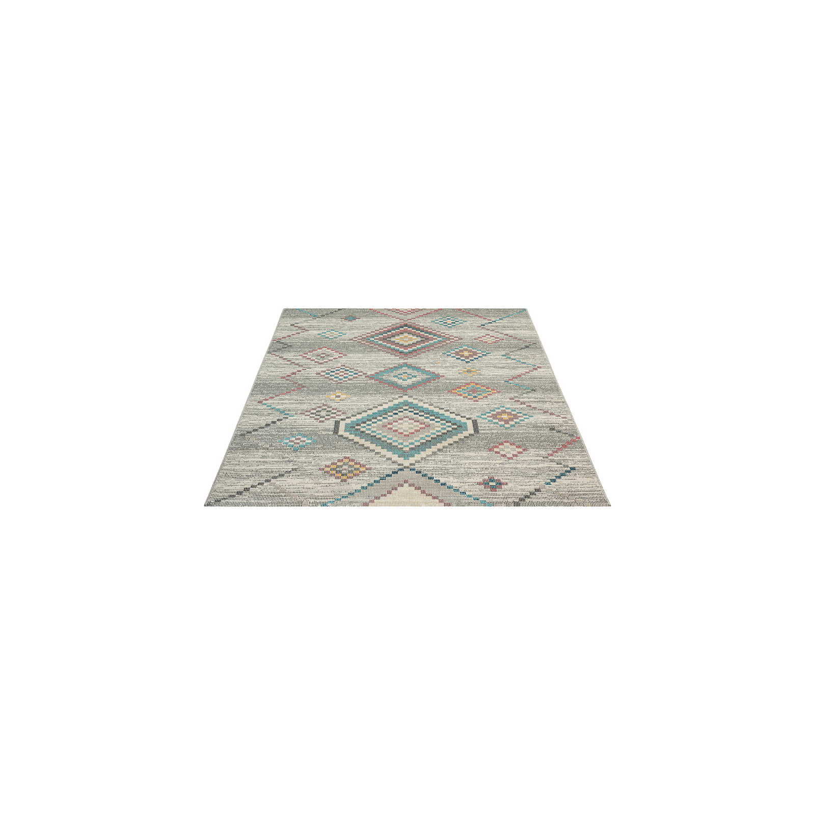 Cremefarbener Outdoor Teppich aus Flachgewebe – 170 x 120 cm
