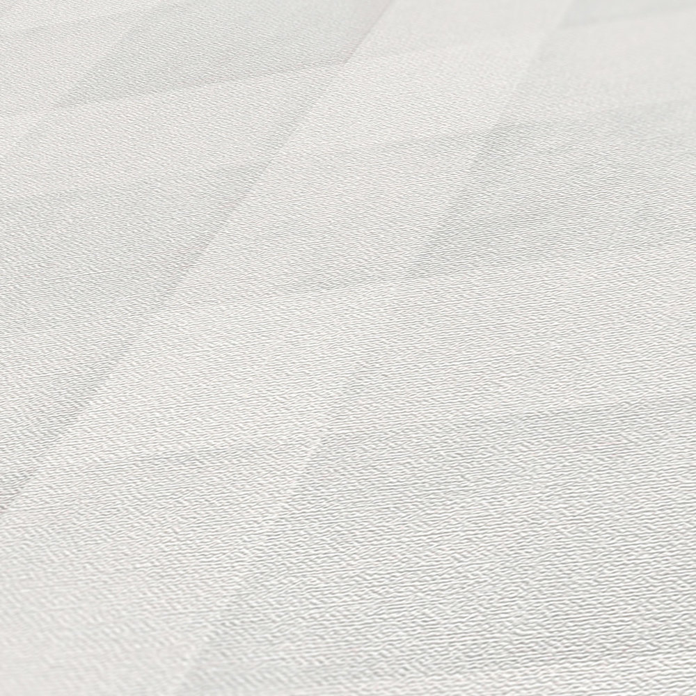             Leinenoptiktapete mit Karomuster PVC-frei – Grau
        