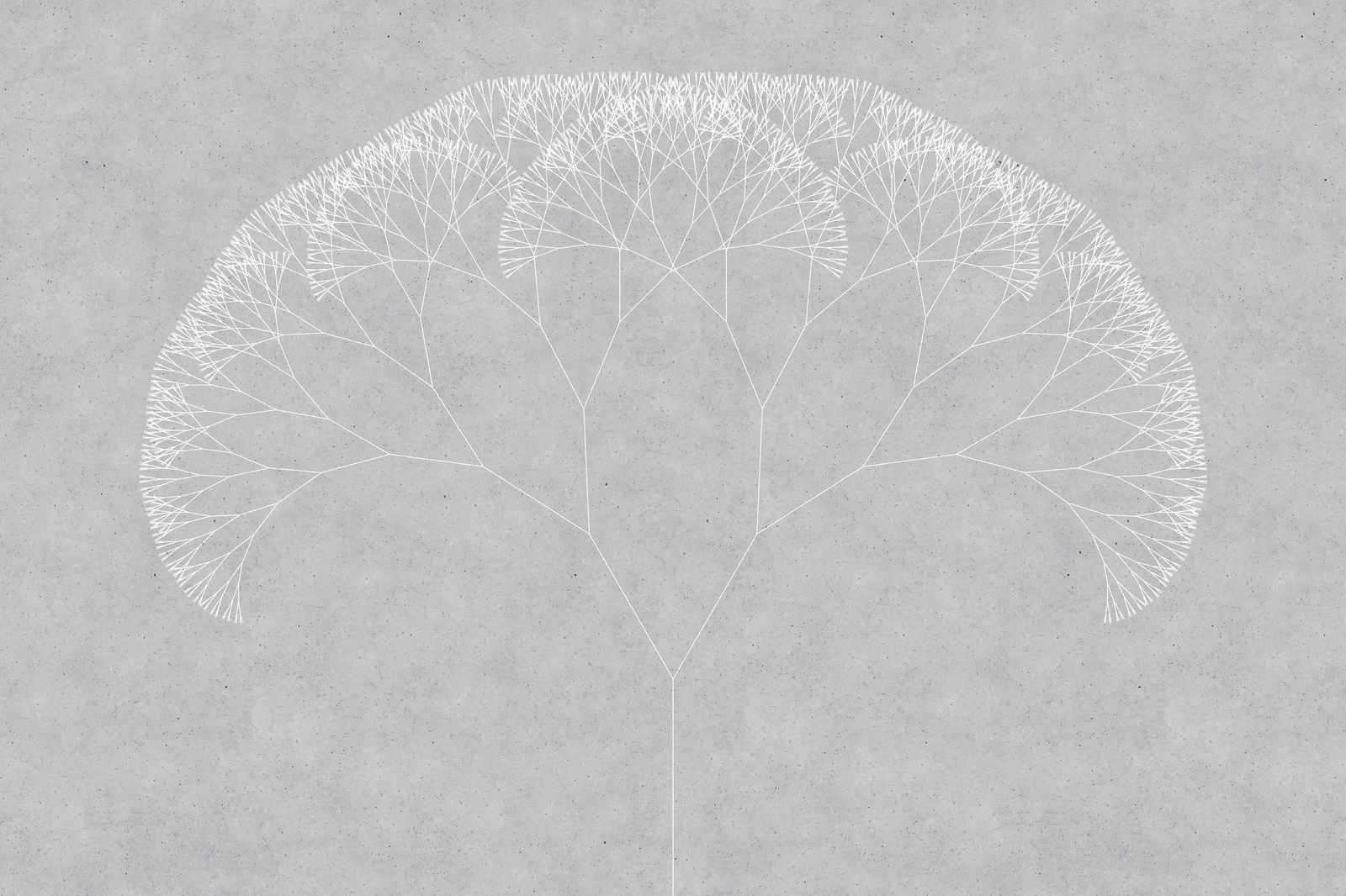             Leinwandbild Pusteblumen Baum | grau, weiß – 0,90 m x 0,60 m
        