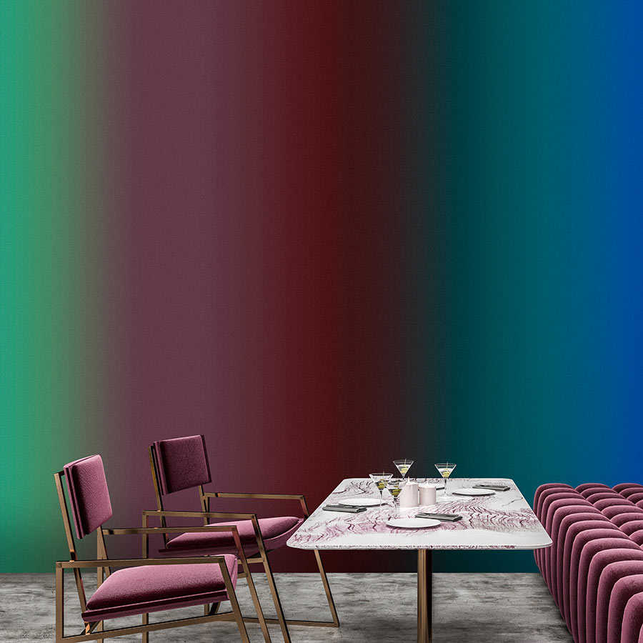 Over the Rainbow 2 – Farbverlauf Fototapete buntes Streifendesign
