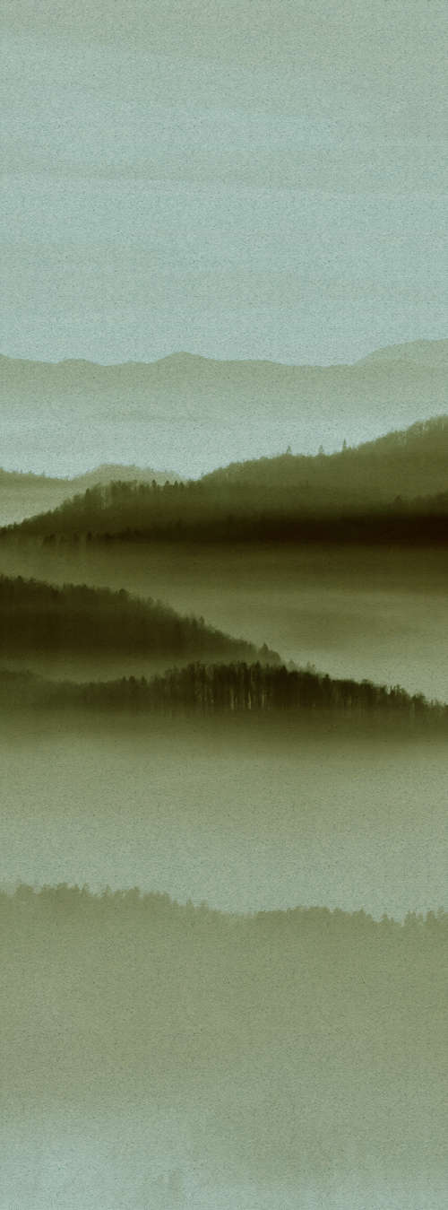             Horizon Panels 3 - Pappe Struktur, Mystischer Wald Fototapeten Paneel – Beige, Grün | Perlmutt Glattvlies
        
