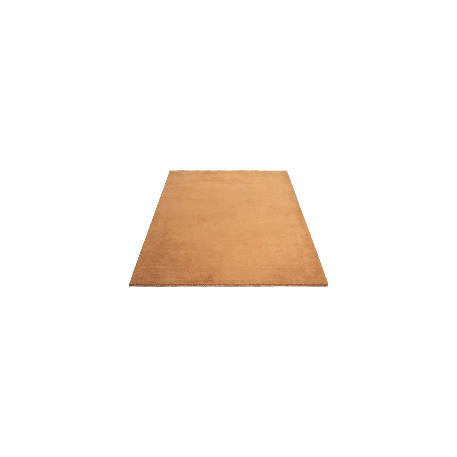 Moderner Hochflor Teppich in Terra – 150 x 80 cm
