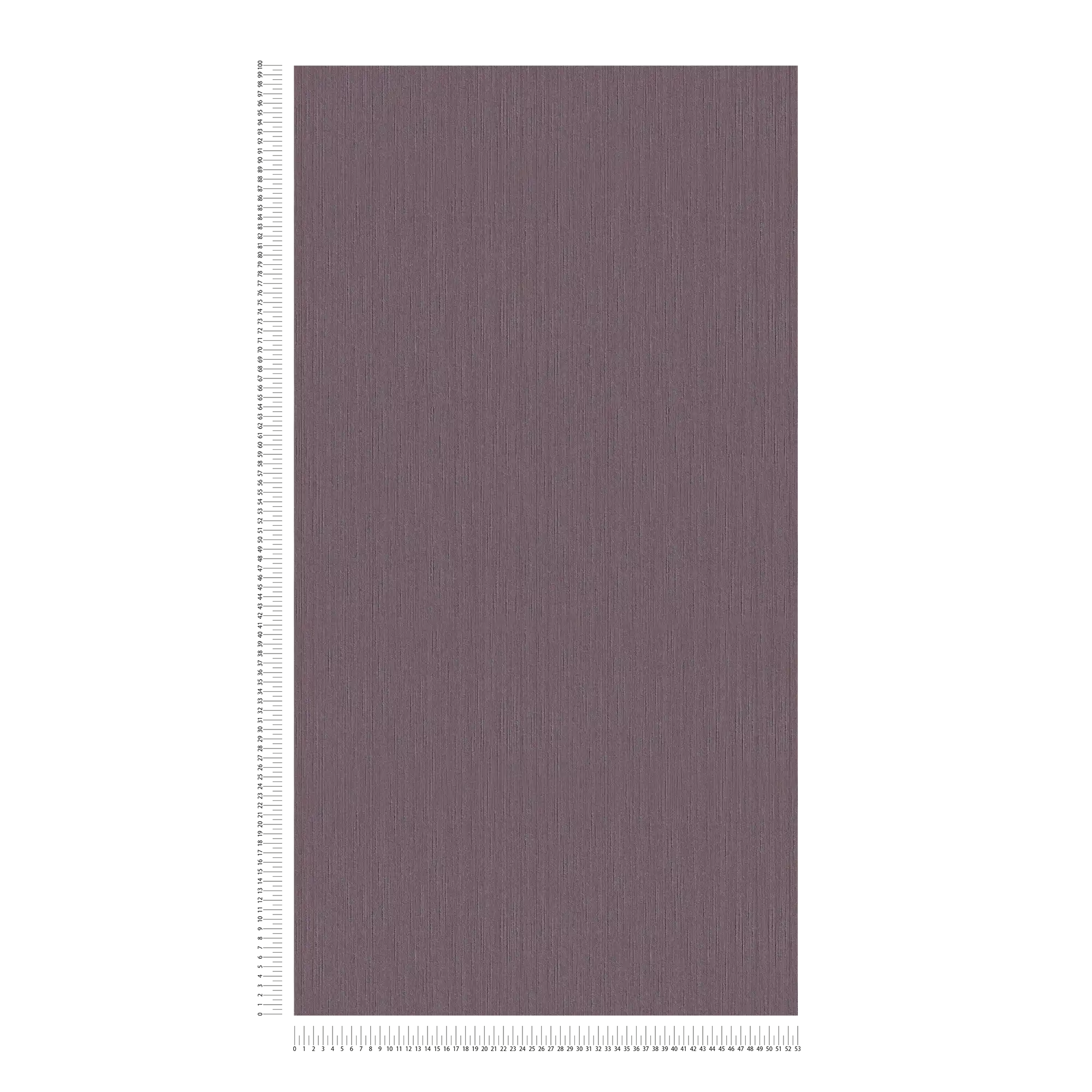             Tapete dunkle Malve mit natürlicher Struktur – Lila, Violett
        