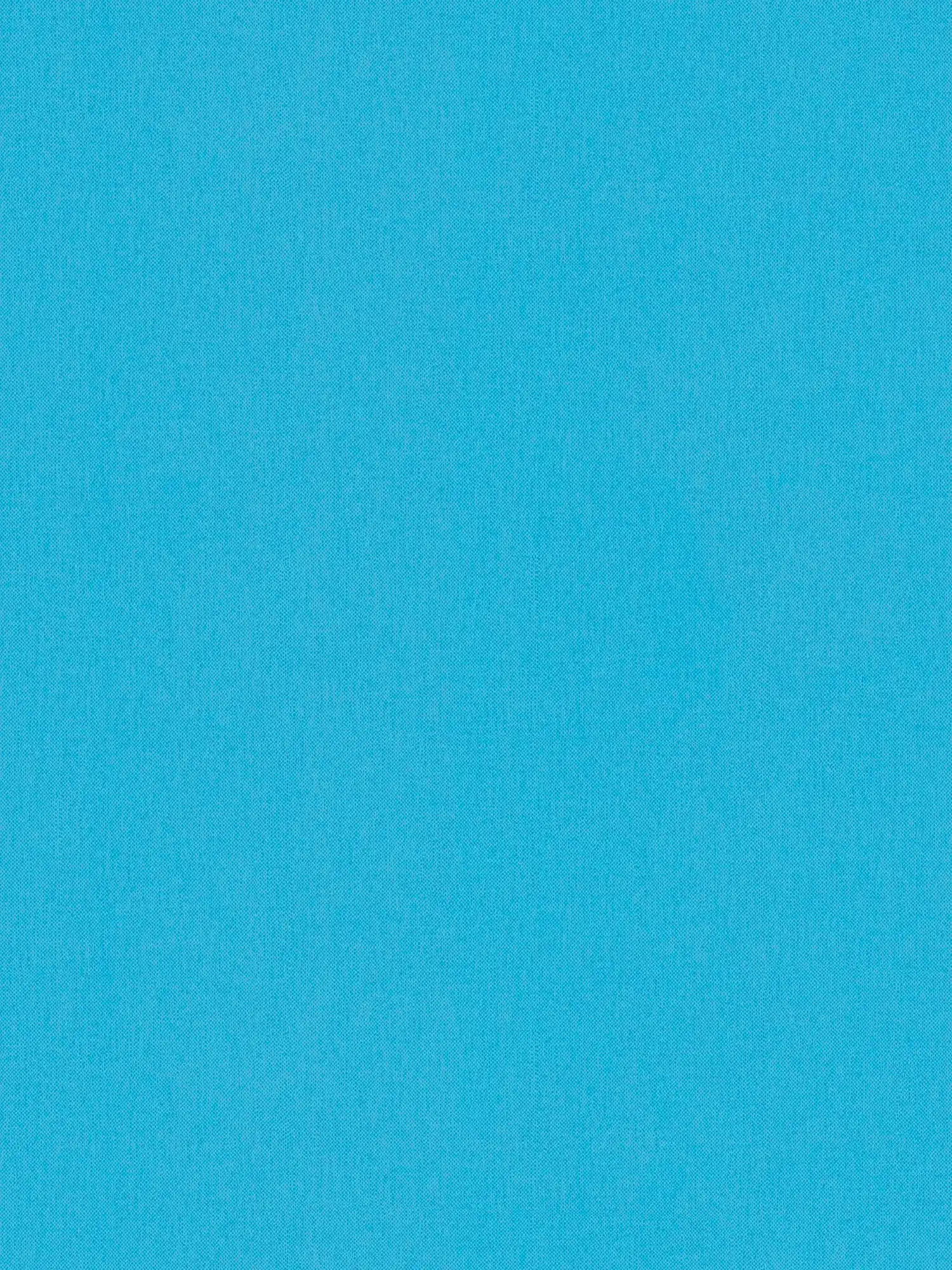 Einfarbige Tapete Blau für Jungen mit Leinenoptik – Blau
