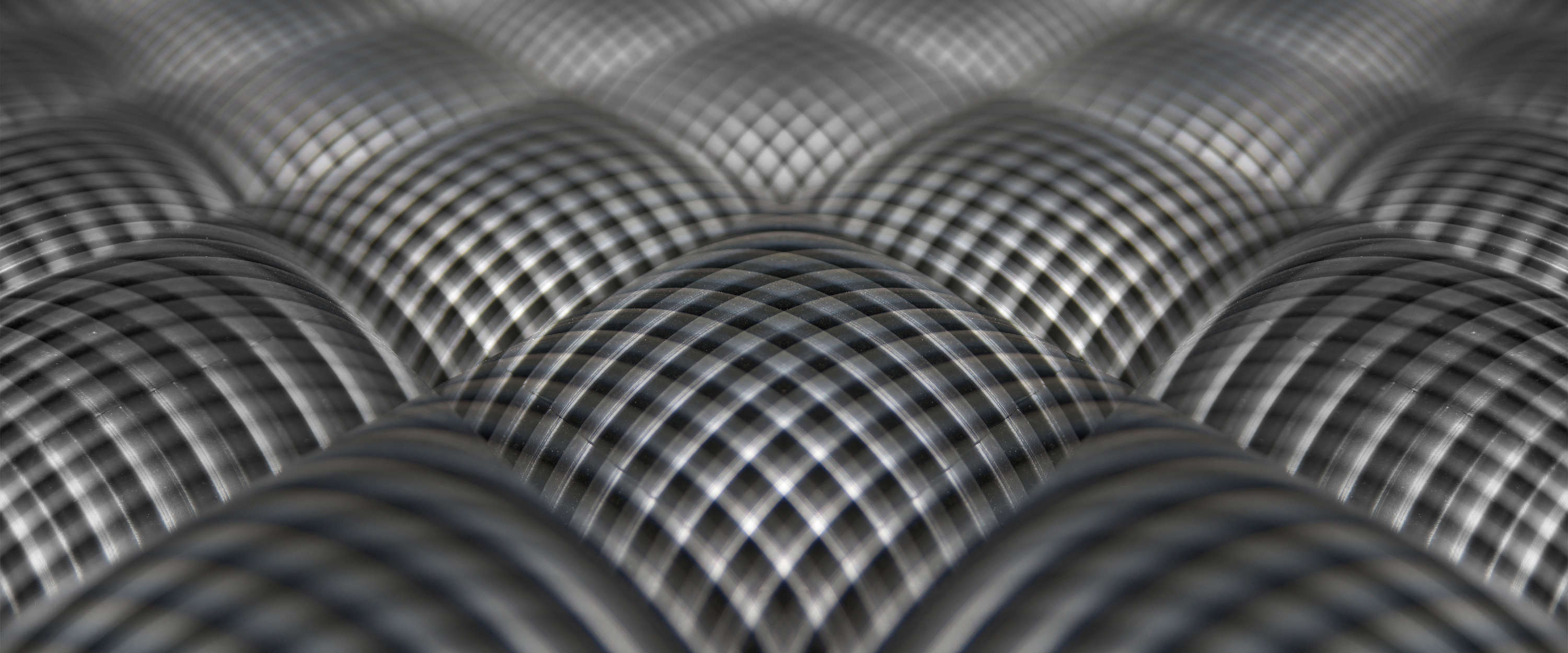             Fototapete Industrial Design mit 3D Wellen-Muster
        