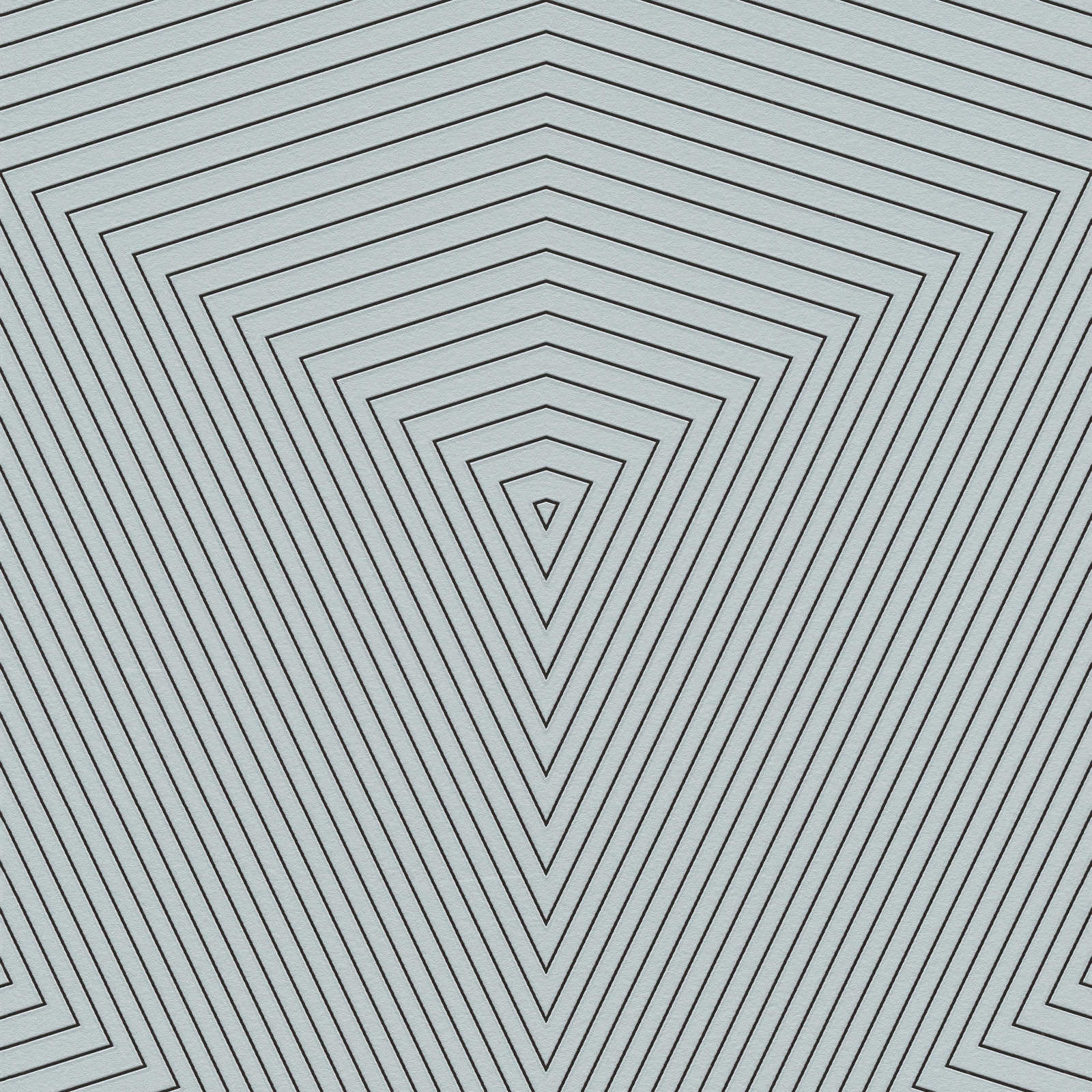 Vliestapete mit Linien Muster & Metallic-Effekt – Blau, Grau
