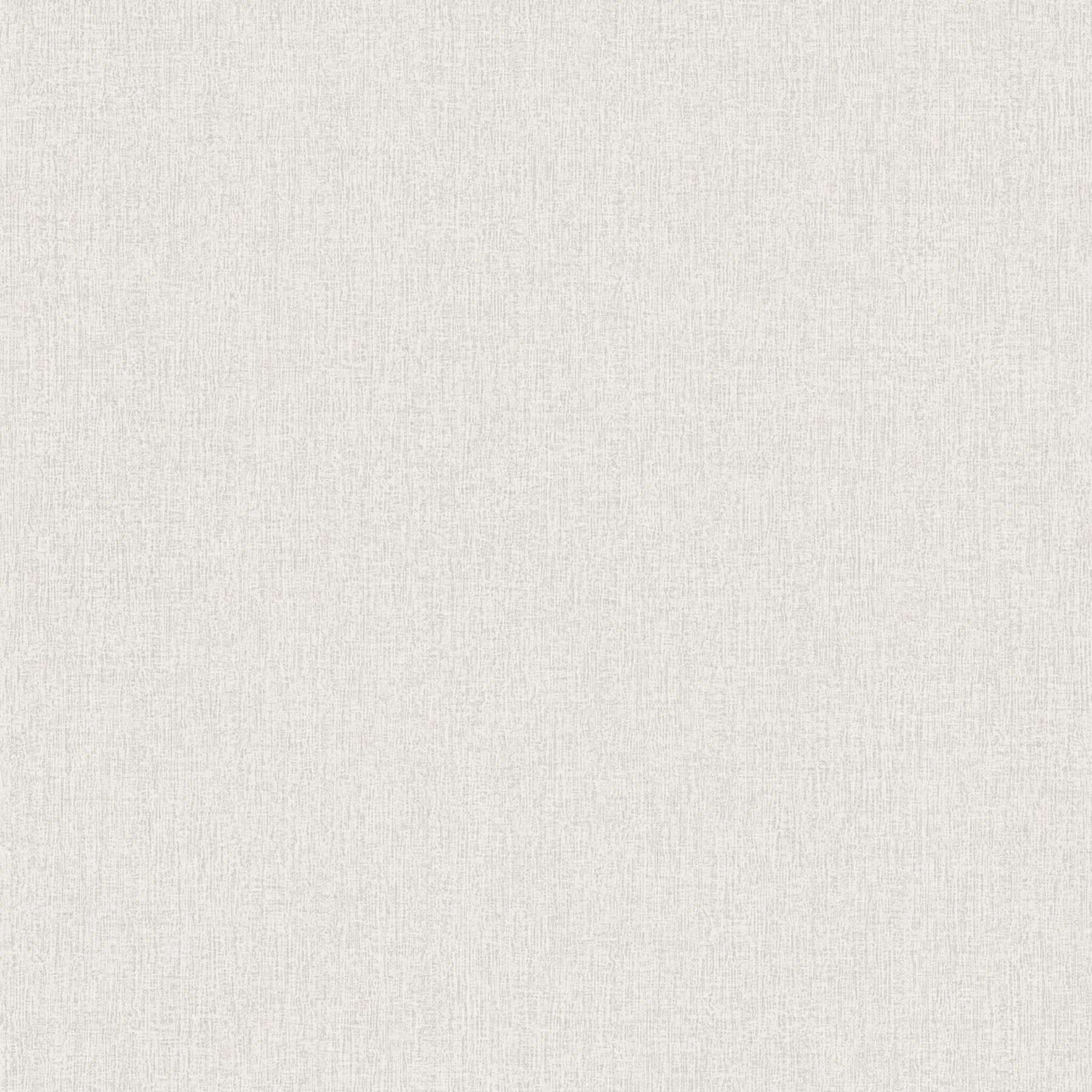 Einfarbige Tapete meliert, mit Gewebestruktur – Weiß, Grau
