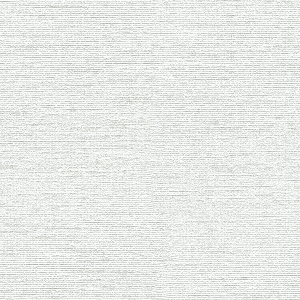             Einfarbige Vliestapete mit Textilstruktur, matt – Grau, Weiß
        