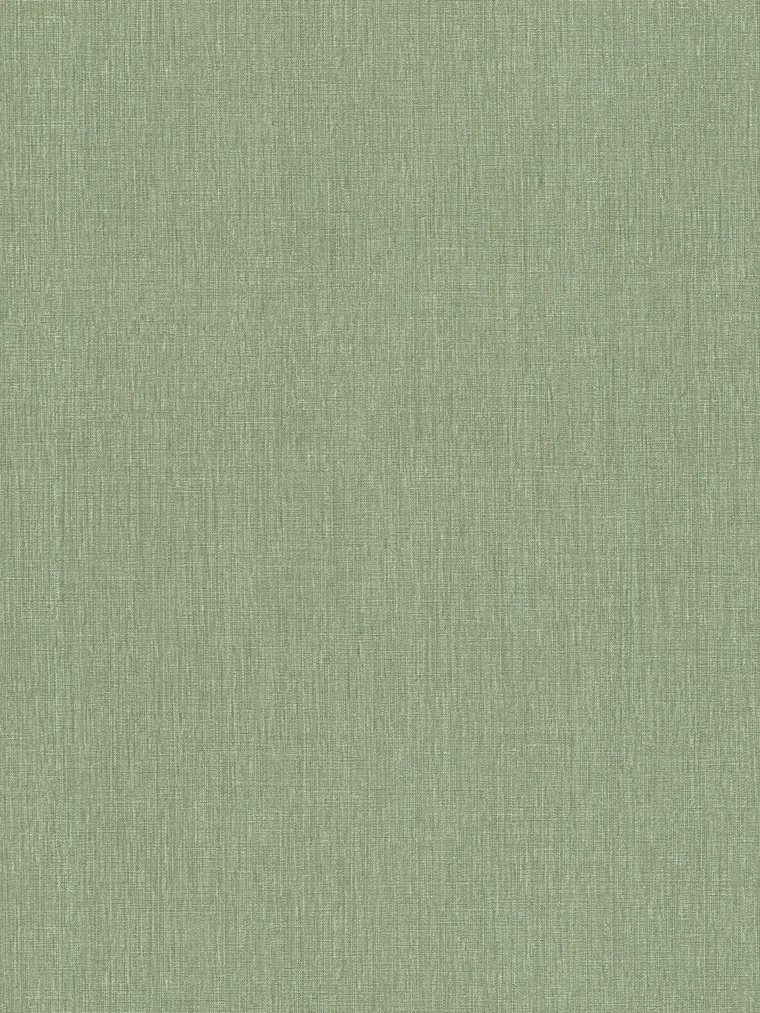 Leicht strukturierte Vliestapete in Textiloptik – Grün
