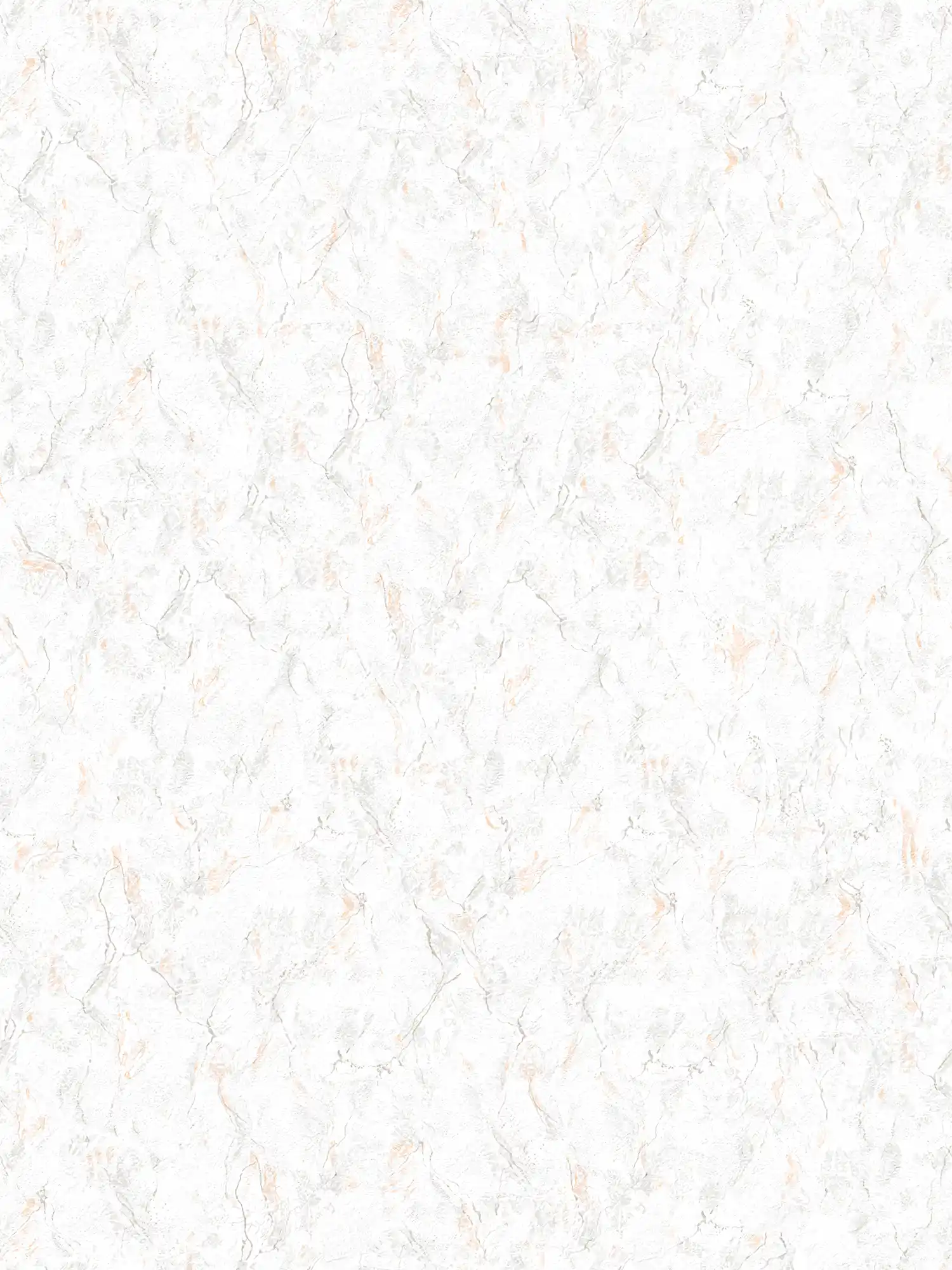 Marmorierte Tapete mit natürlicher Steinoptik – Grau, Weiß
