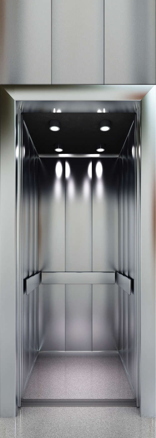             Moderne Fototapete Aufzug Motiv auf Strukturvlies
        
