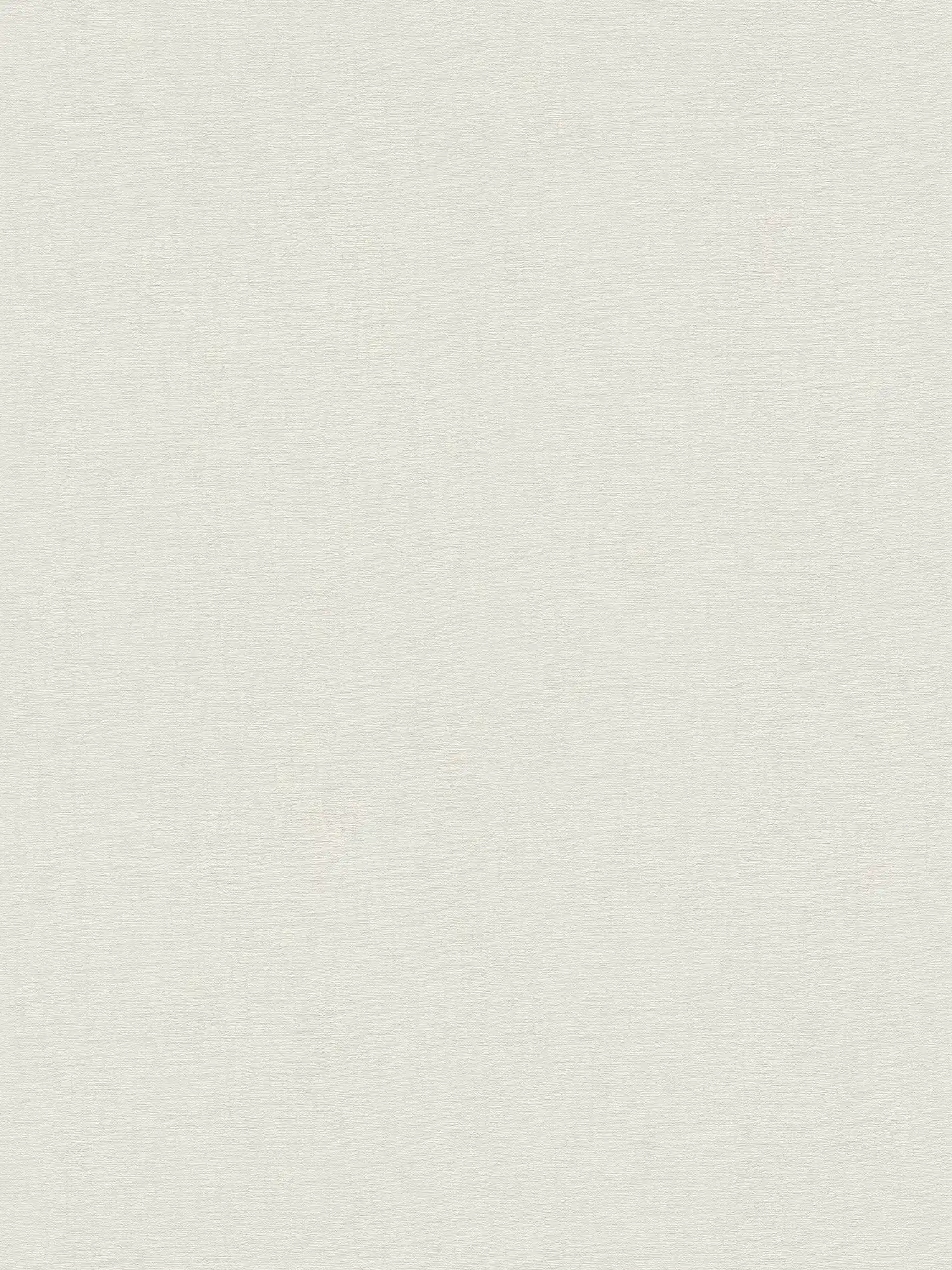 Einfarbige Vliestapete mit Textilbemusterung – Weiß, Hellgrau
