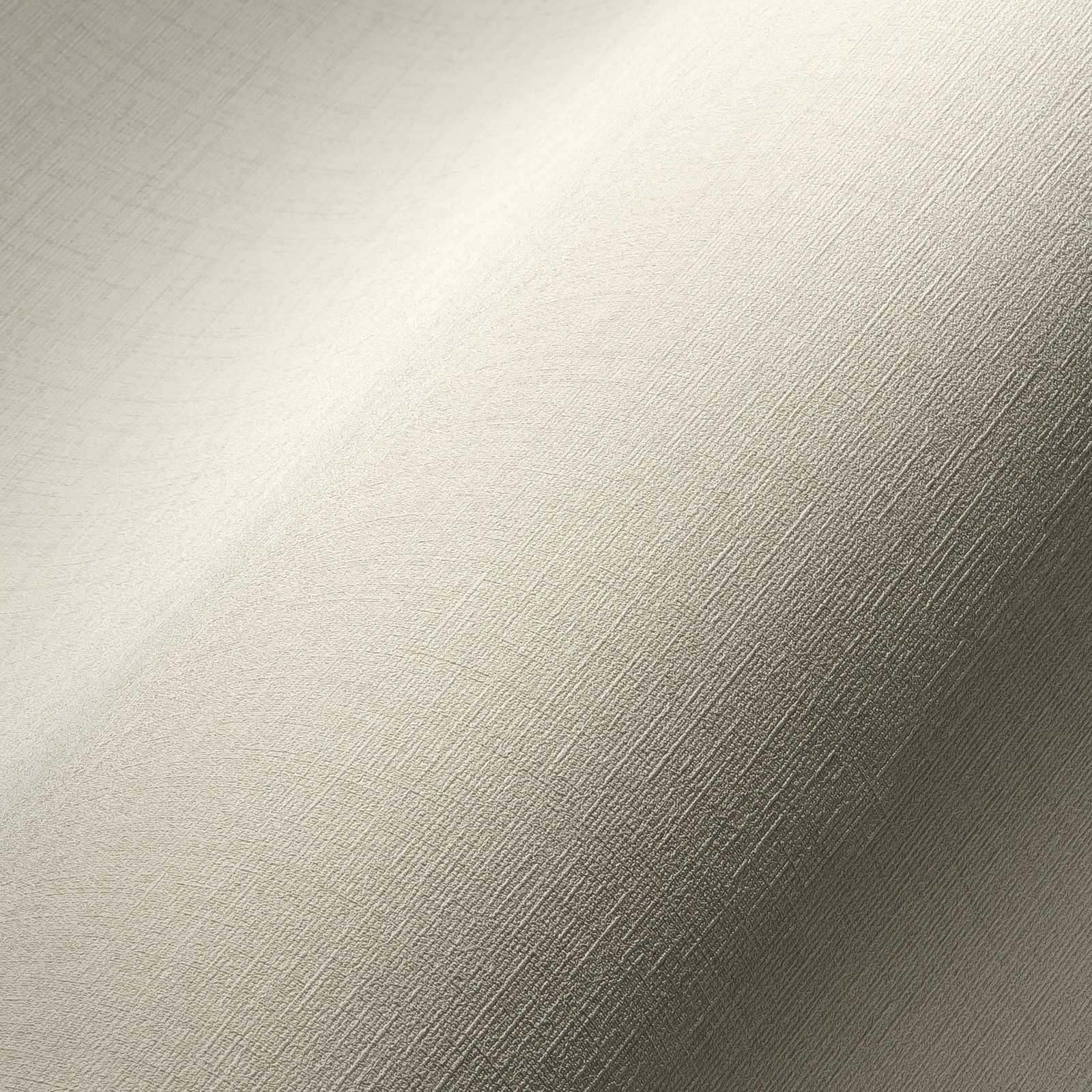             Creme-Weiße Tapete mit Textiloptik & Struktureffekt
        