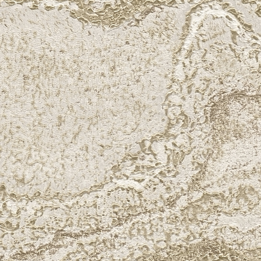             Marmorierte Vliestapete mit Struktur – Grau, Gold
        